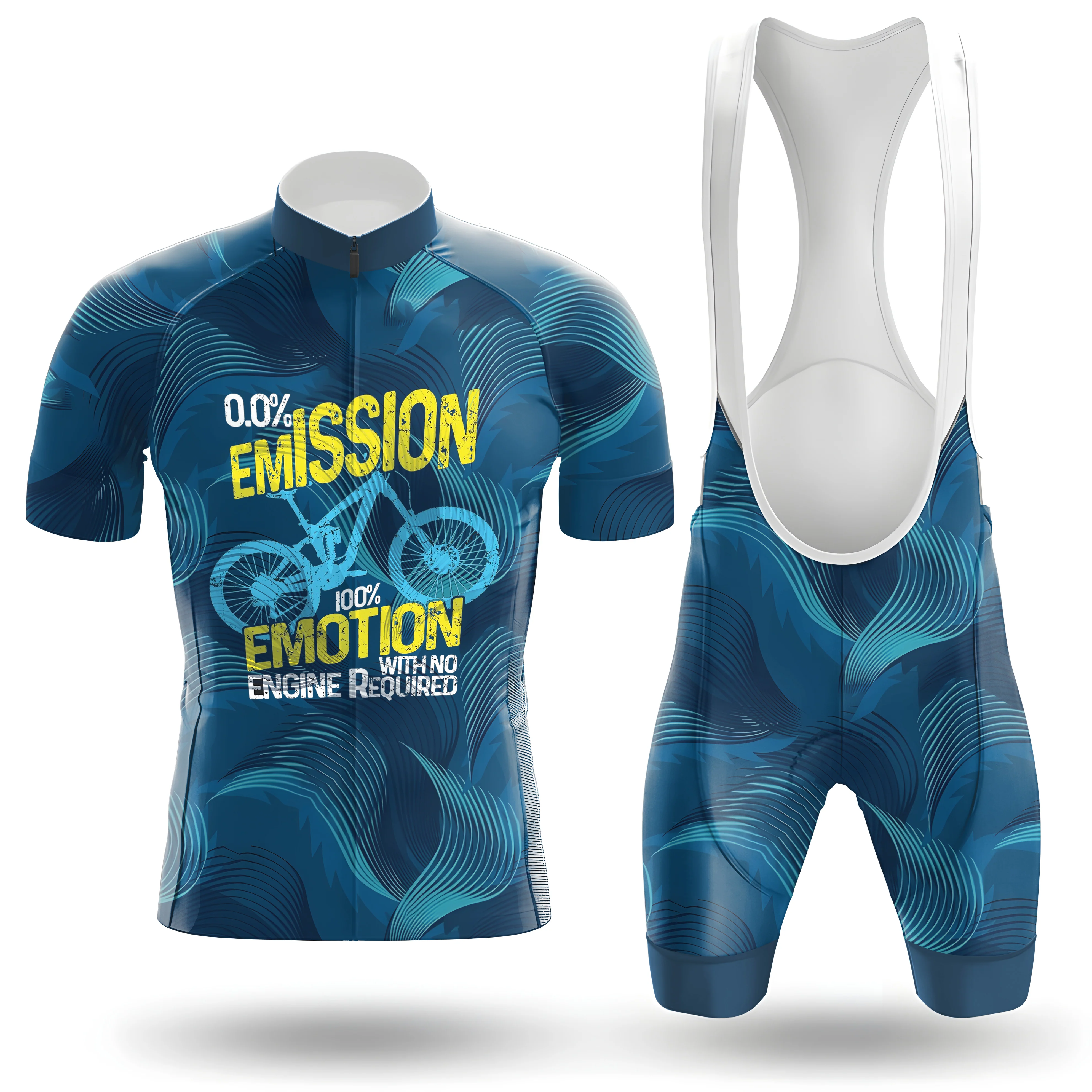 0.0% Emission 100% Emotion Men's Cycling Kit