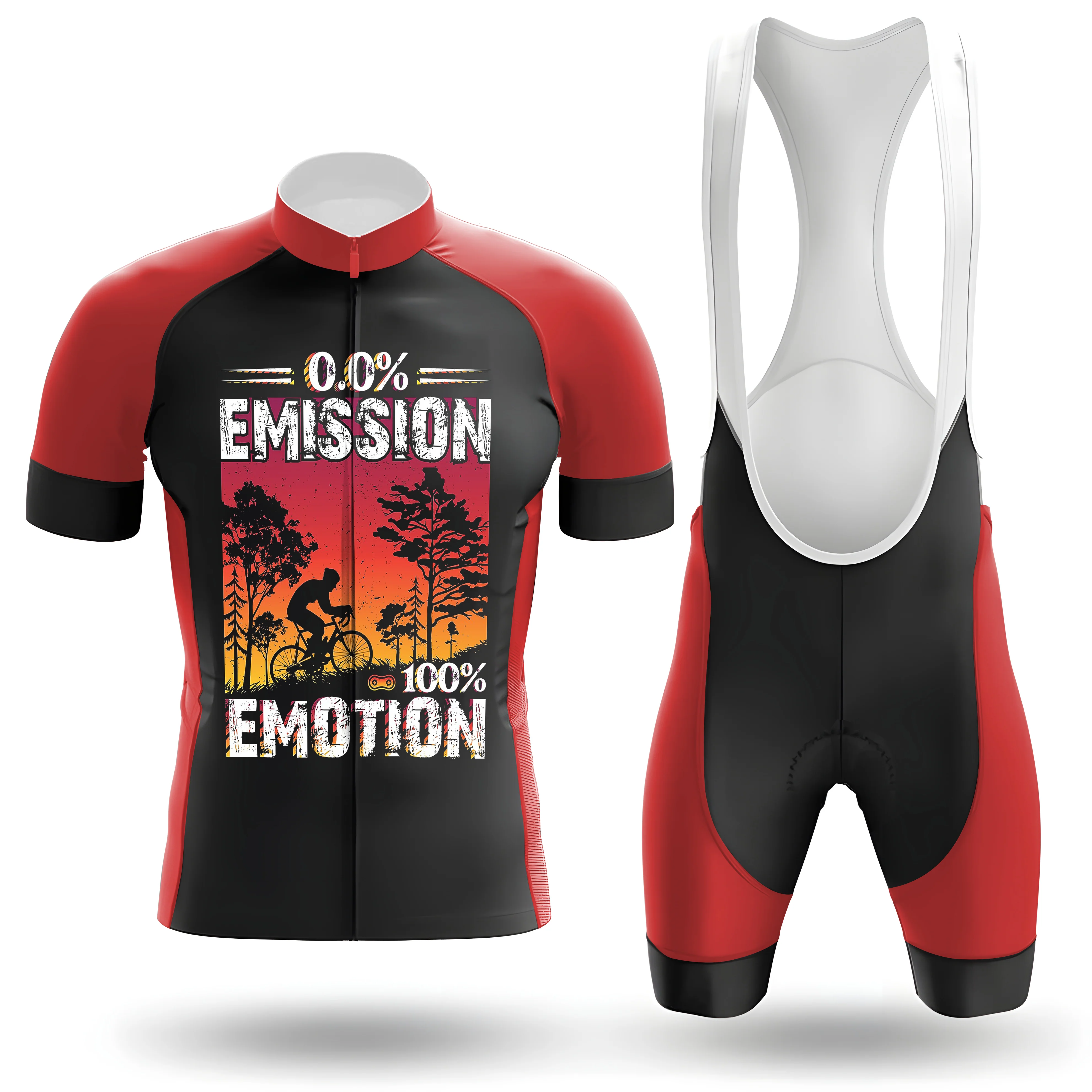 0.0% Emission 100% Emotion Men's Cycling Kit