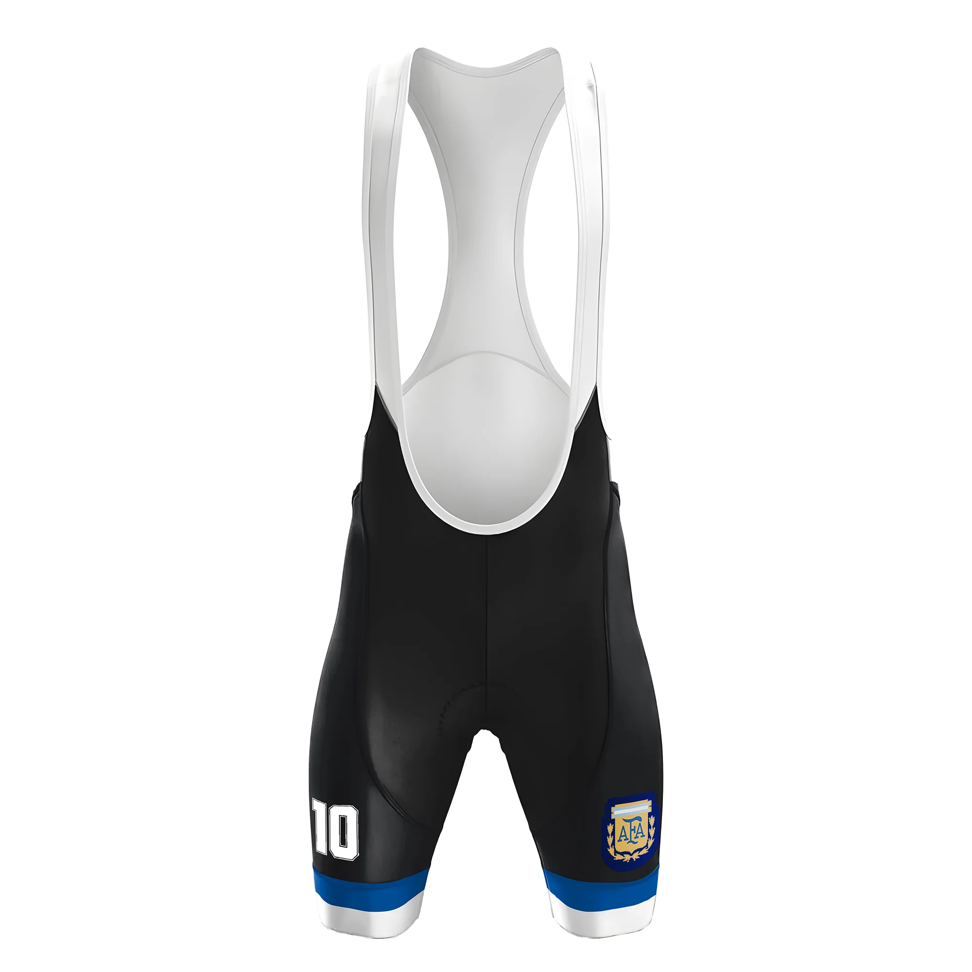 1986 Argentina away Men's Short Sleeve Cycling Kit - Image 5