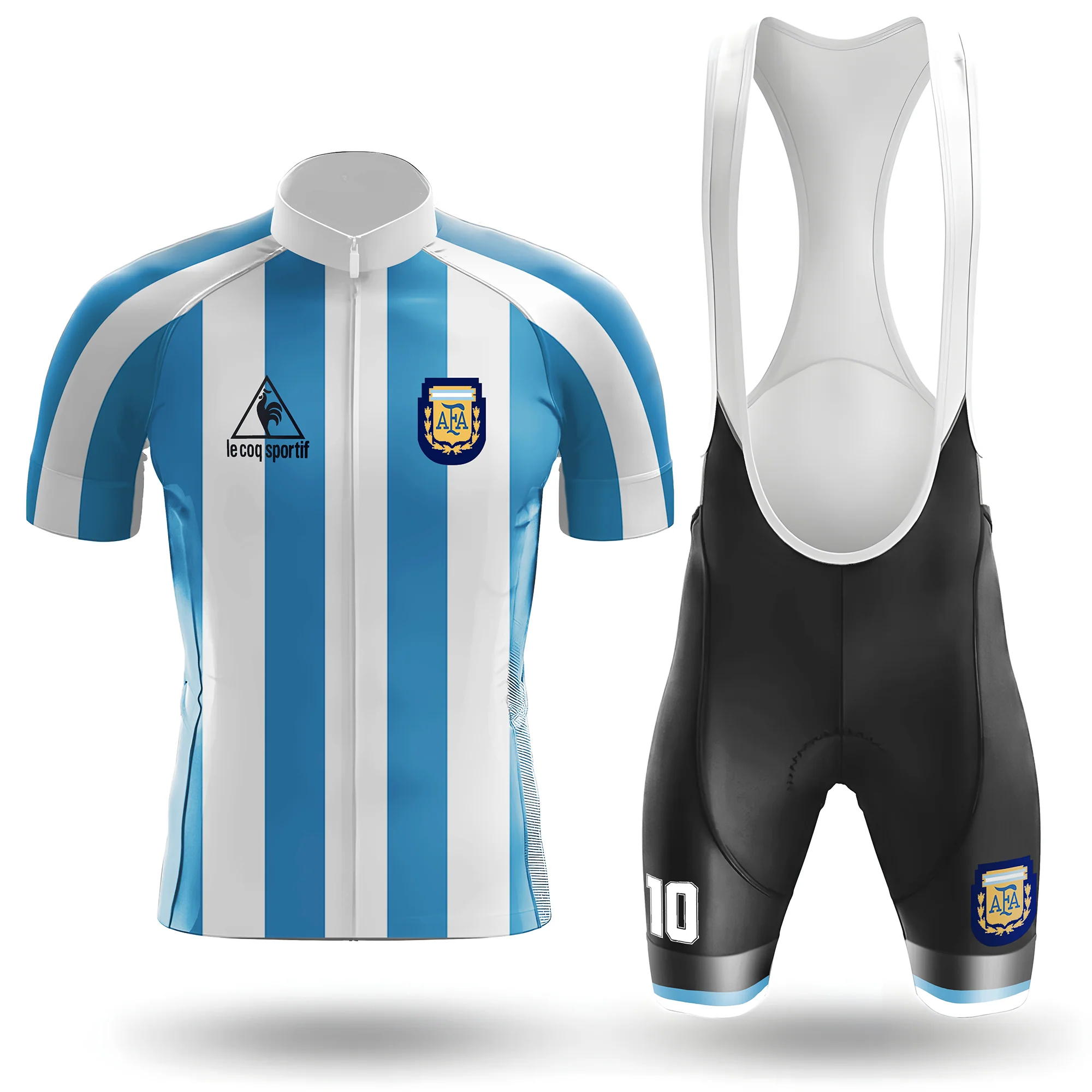 1986 ARGENTINA HOME JERSEY Men's Cycling Kit