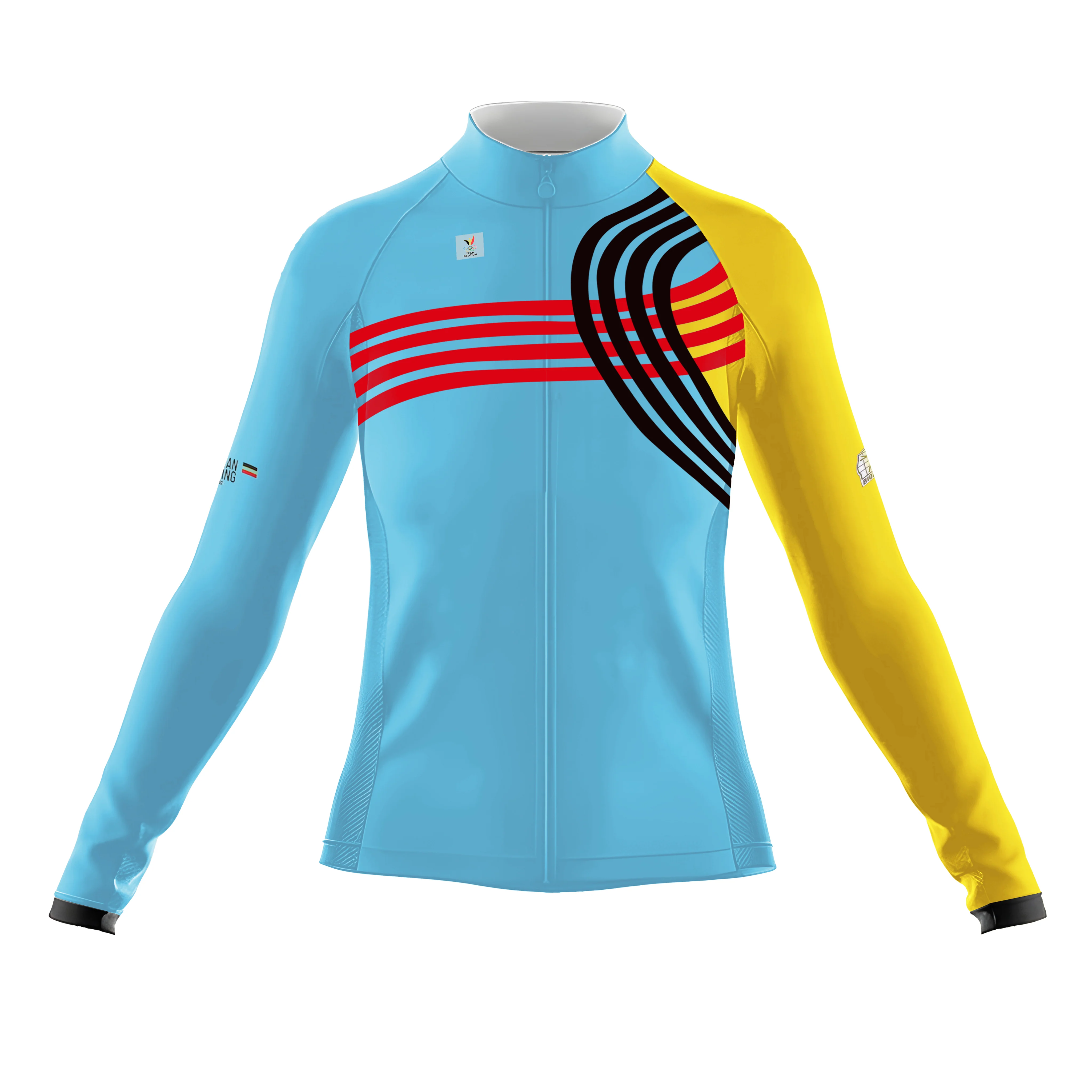 2025 Belgian National Team Women's Long Sleeve Cycling Kit - Image 3