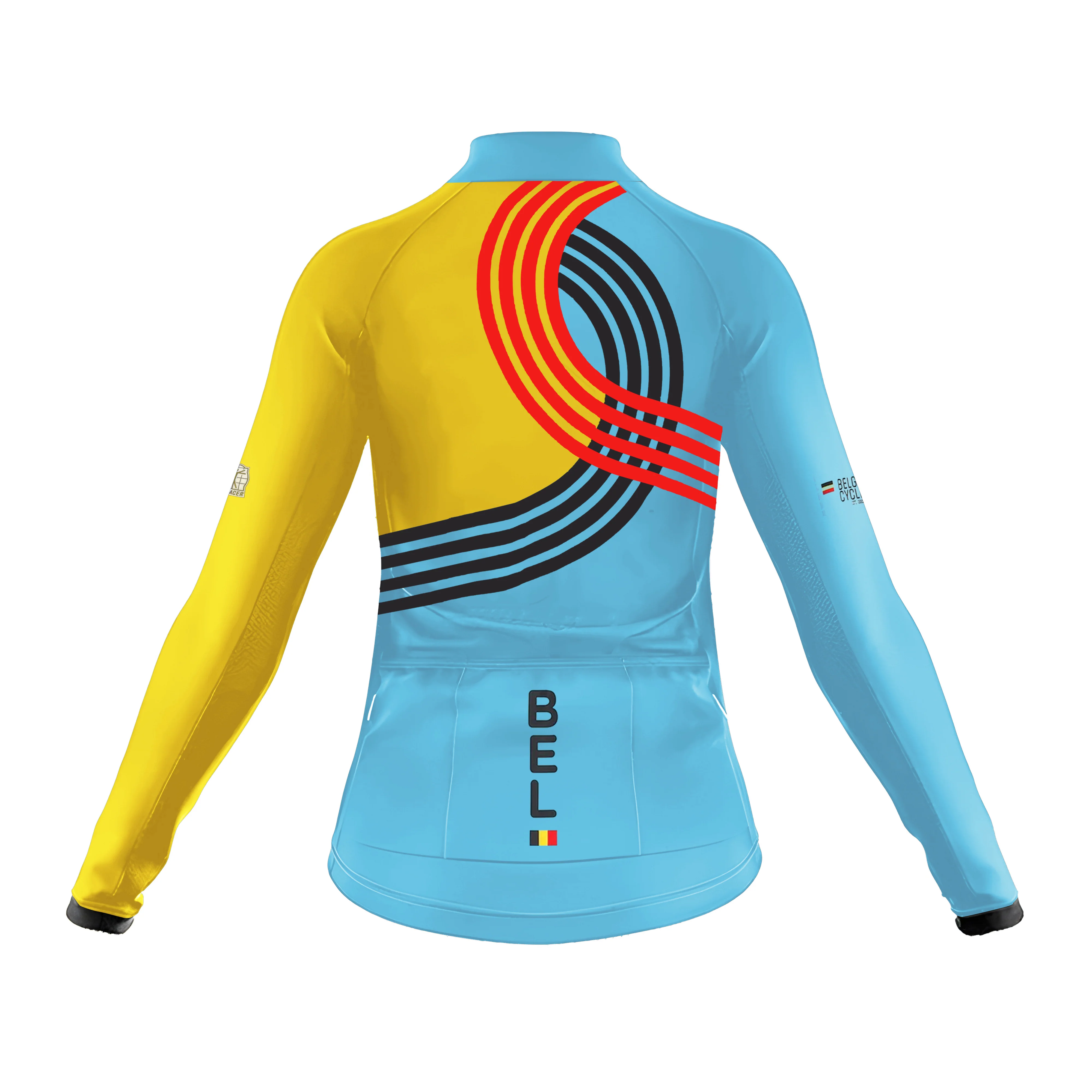 2025 Belgian National Team Women's Long Sleeve Cycling Kit - Image 4