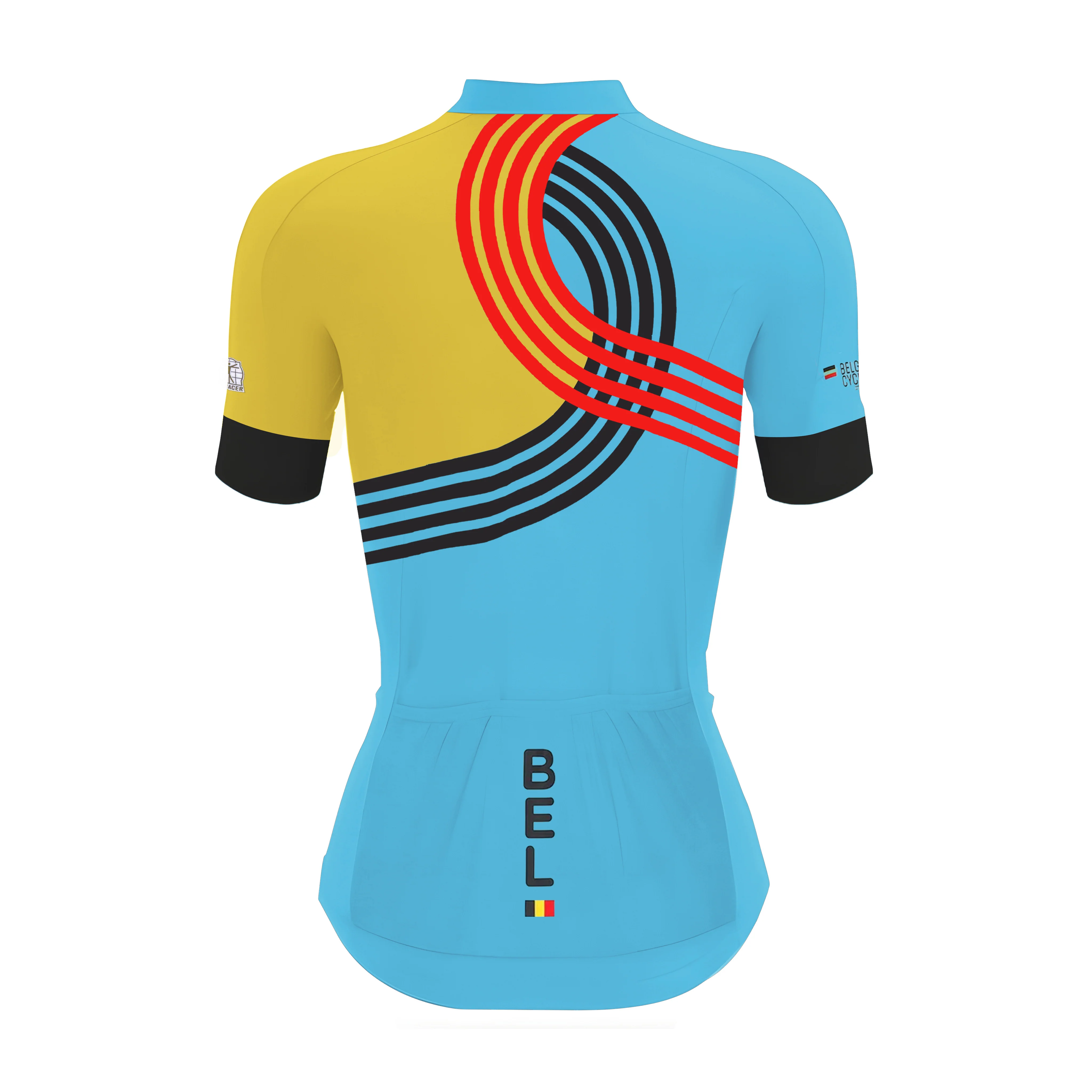 2025 Belgian National Team Cycling Jersey Women's Short Sleeve Cycling Kit - Image 4