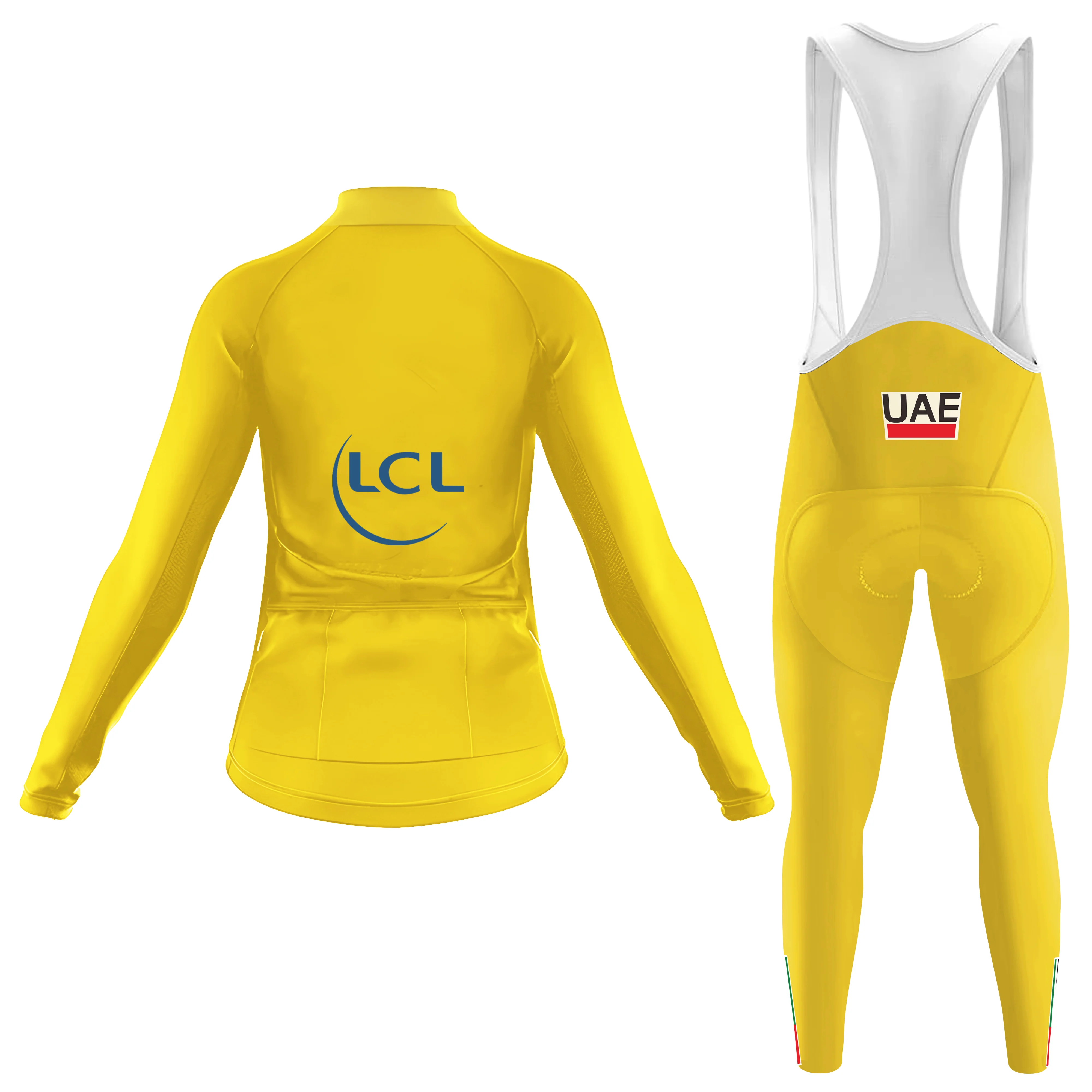 2025 UAE Team Women's Long Sleeve Cycling Kit - Image 4