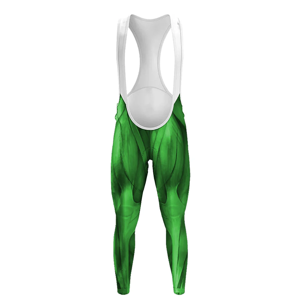 3D Green Muscle Men's Long Sleeve Cycling Kit - Image 5