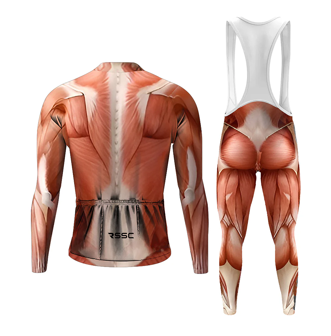 3D Muscle Men's Long Sleeve Cycling Kit - Image 2
