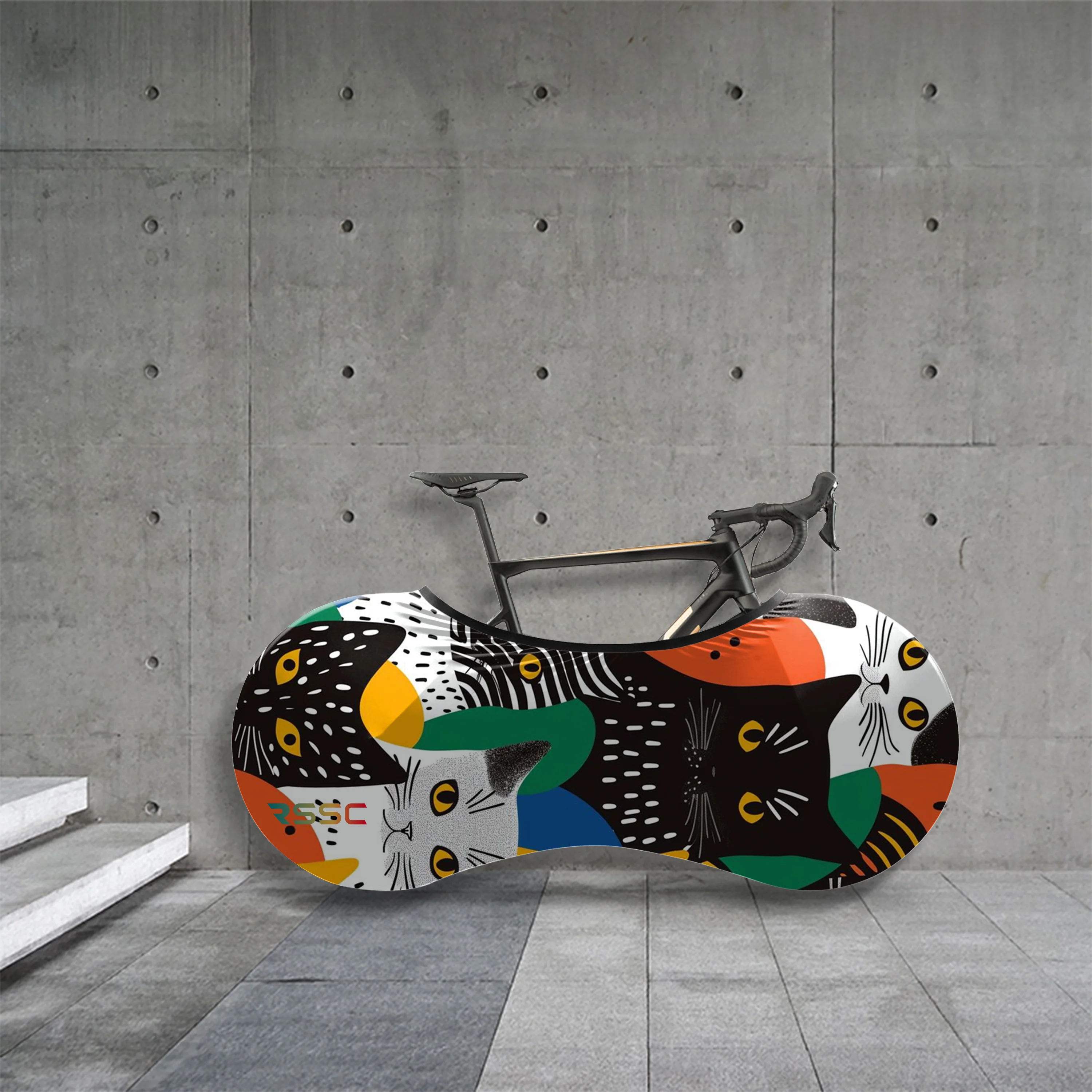 A Bunch Of Cats Bicycle Wheels Cover - Image 4