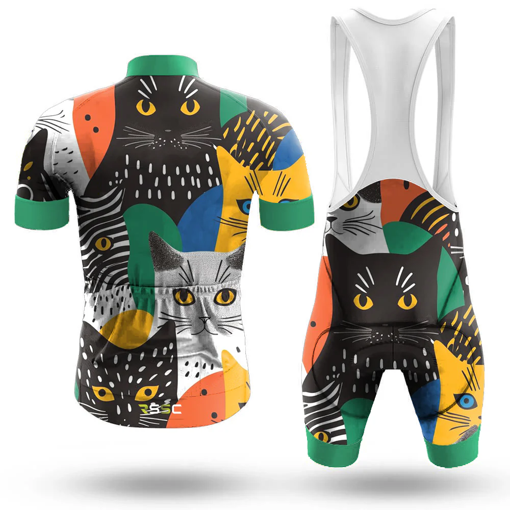 A Bunch Of Cats Men's Cycling Kit - Image 2