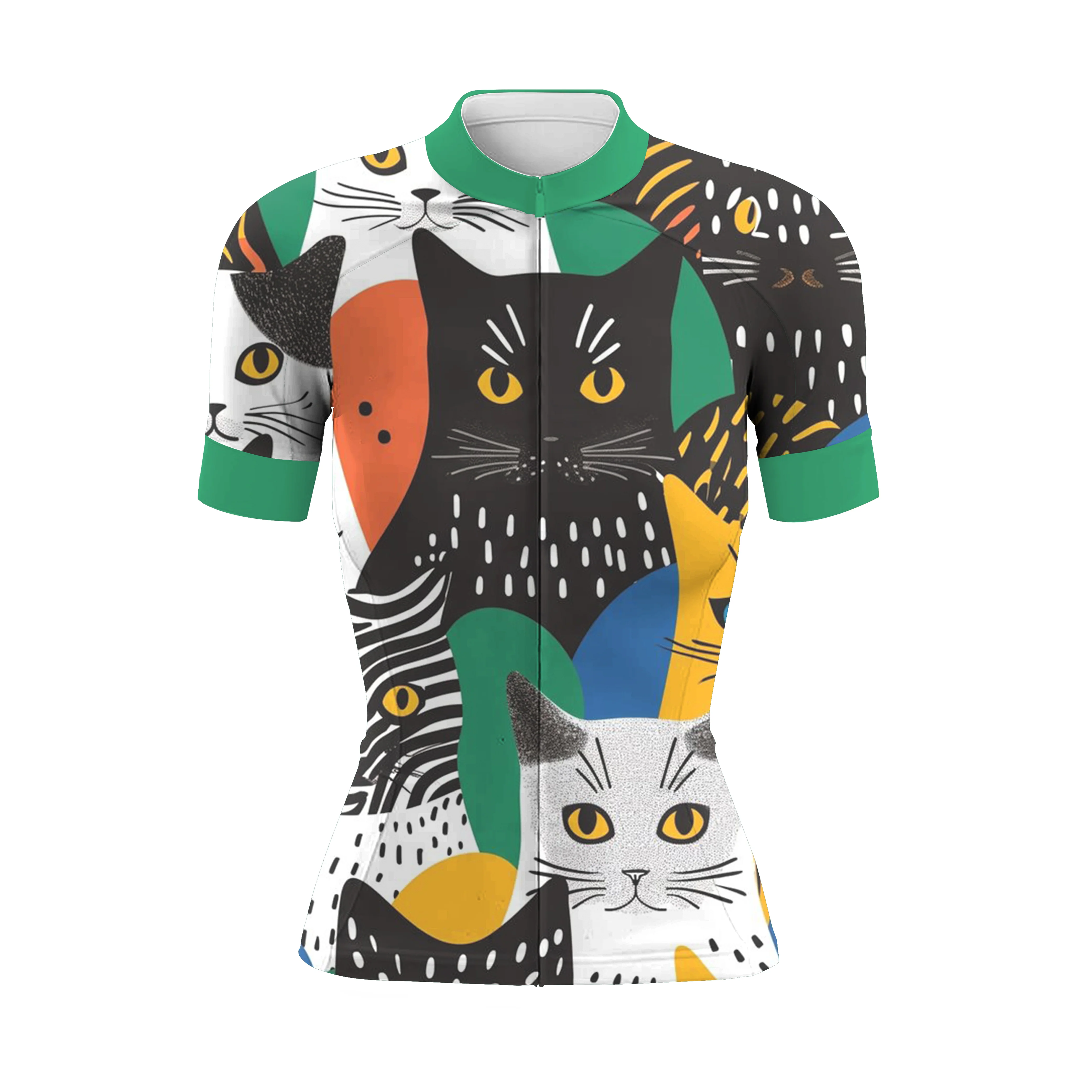 A Bunch Of Cats Women's Short Sleeve Cycling Kit - Image 3