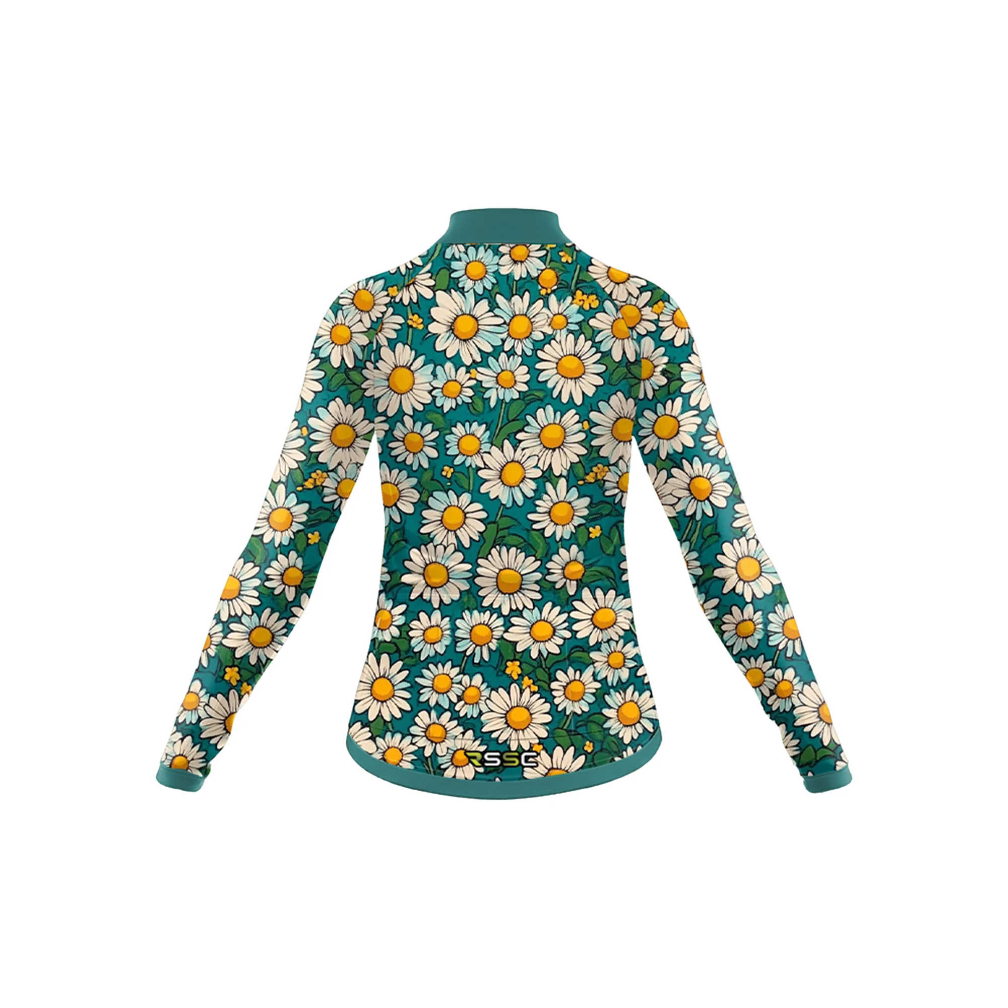 A sea of daisies Women's Long Sleeve Cycling Kit - Image 4
