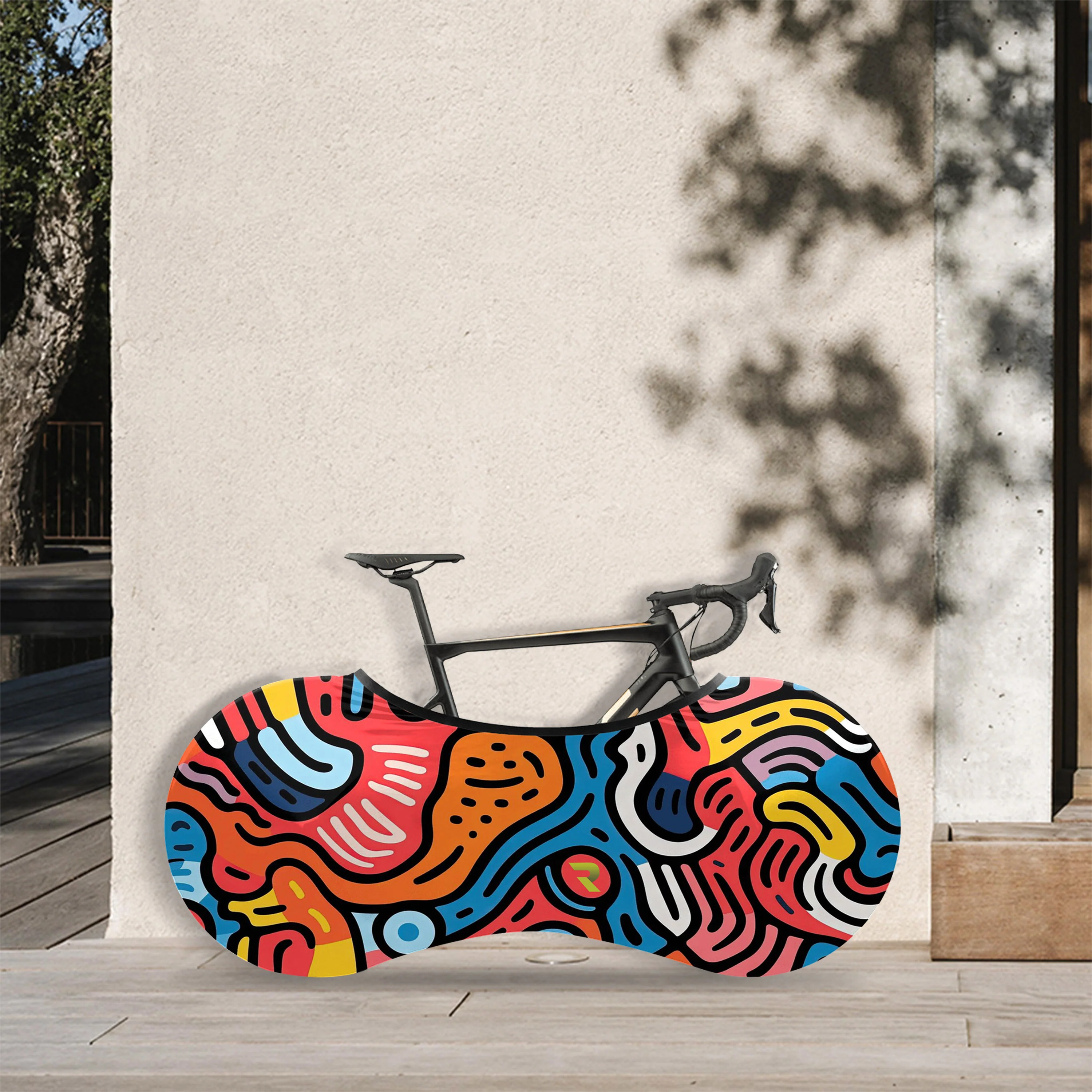A Series Full Of Characters Bicycle Wheels Cover - Image 2