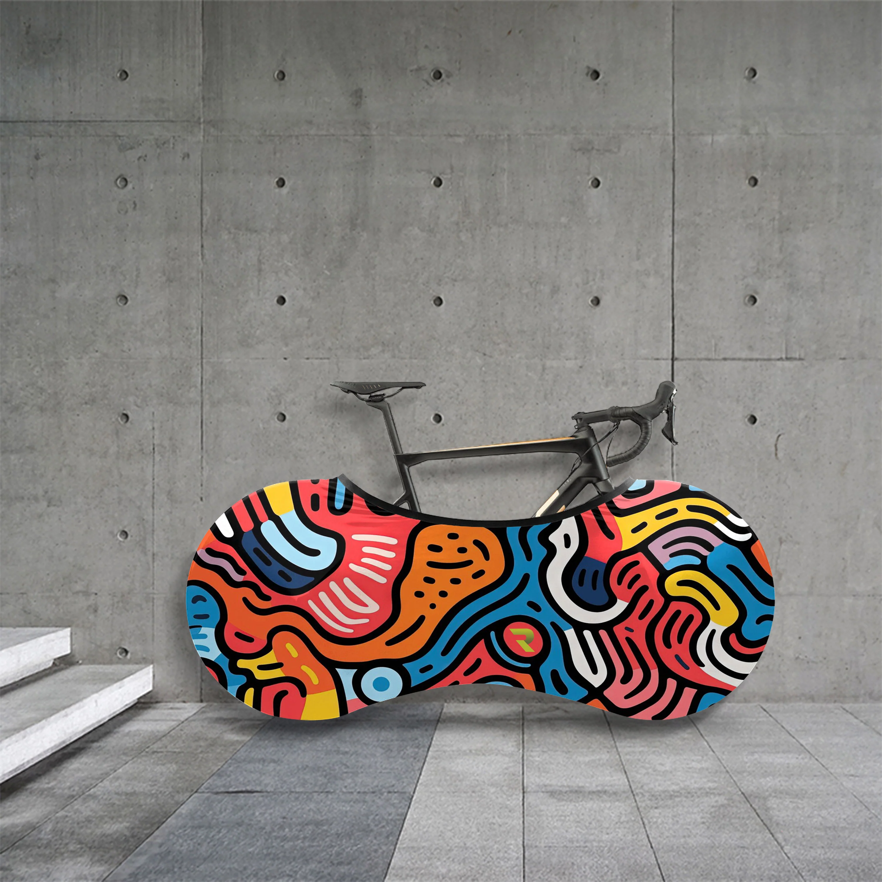 A Series Full Of Characters Bicycle Wheels Cover - Image 4