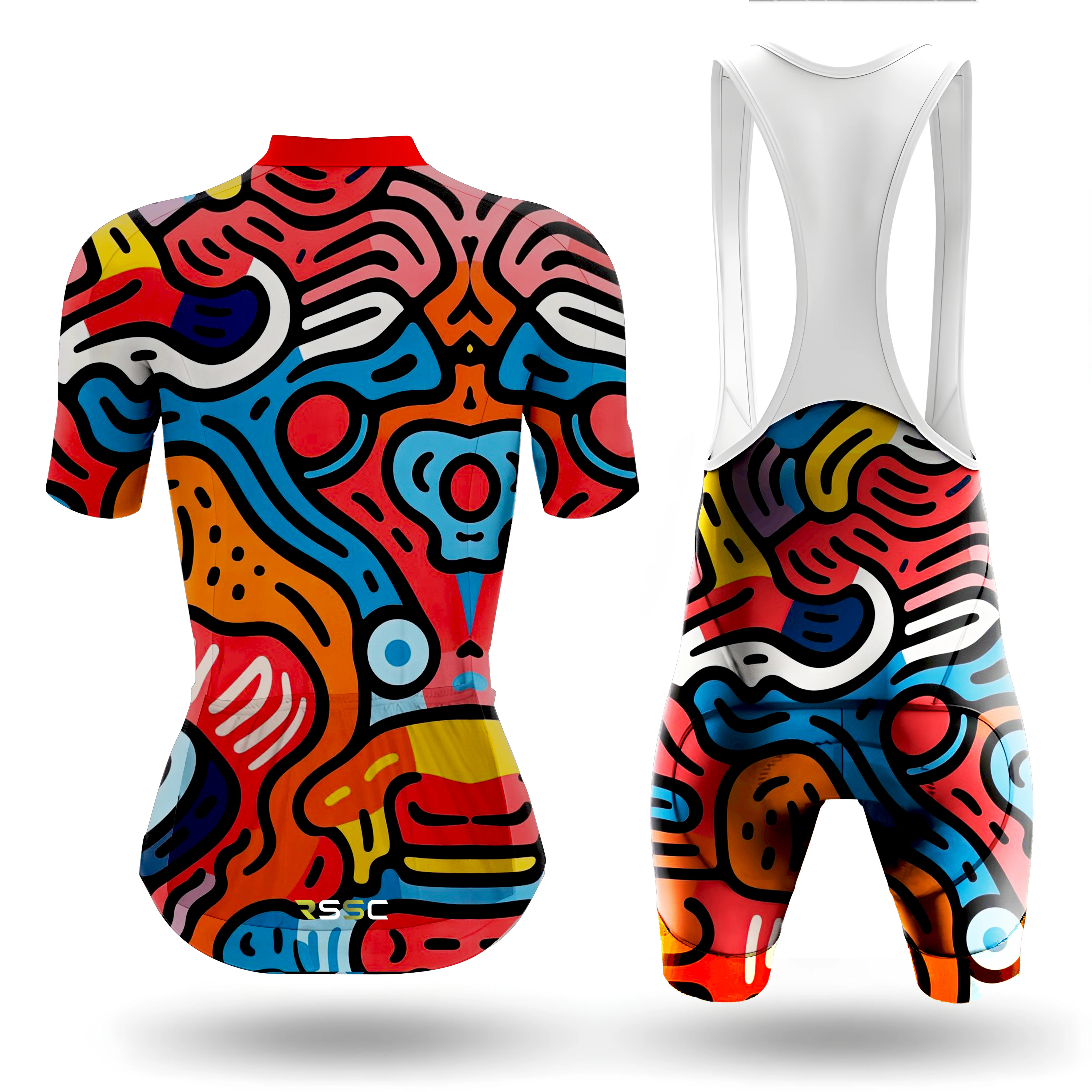 A Series Full Of Characters Women's Short Sleeve Cycling Kit - Image 2
