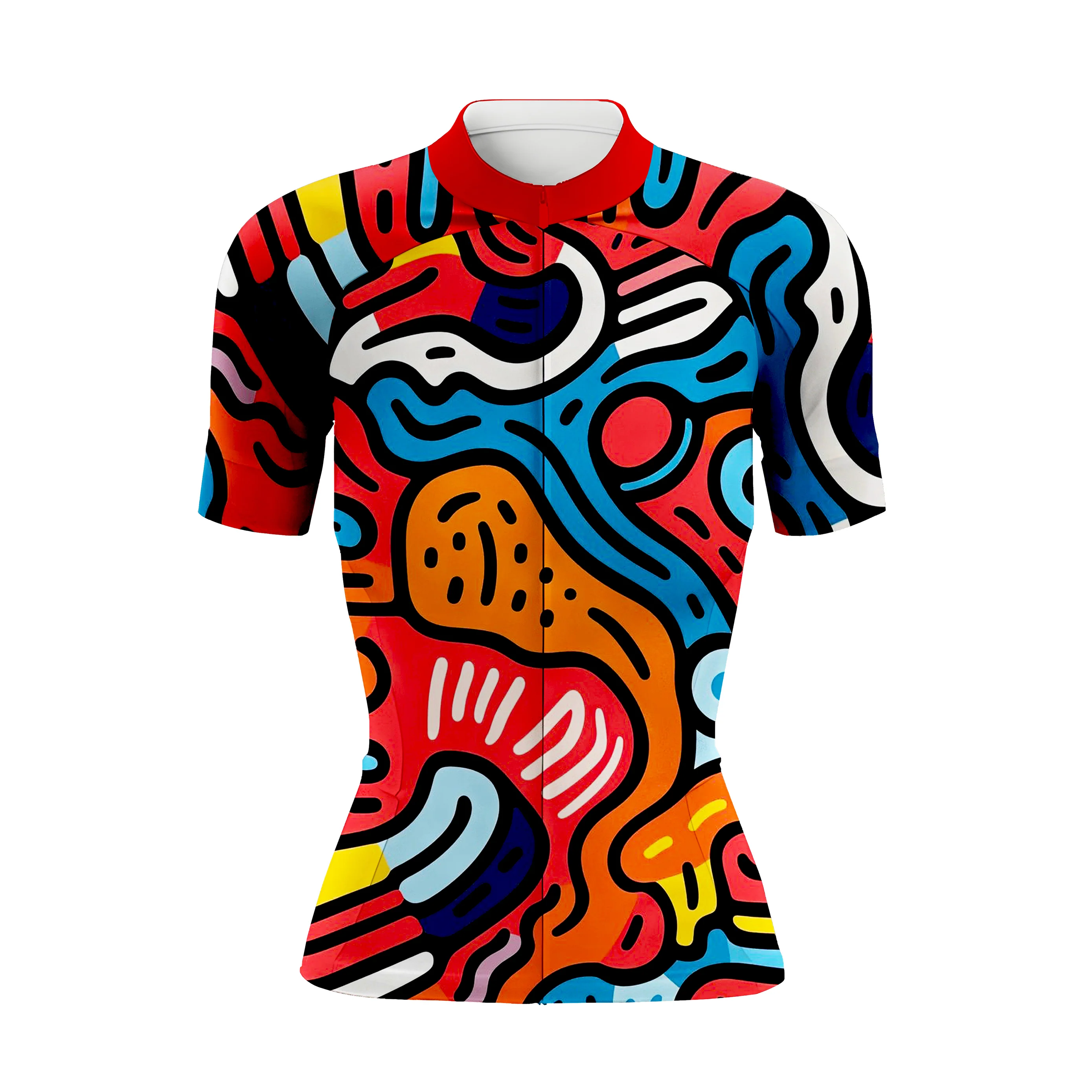 A Series Full Of Characters Women's Short Sleeve Cycling Kit - Image 3