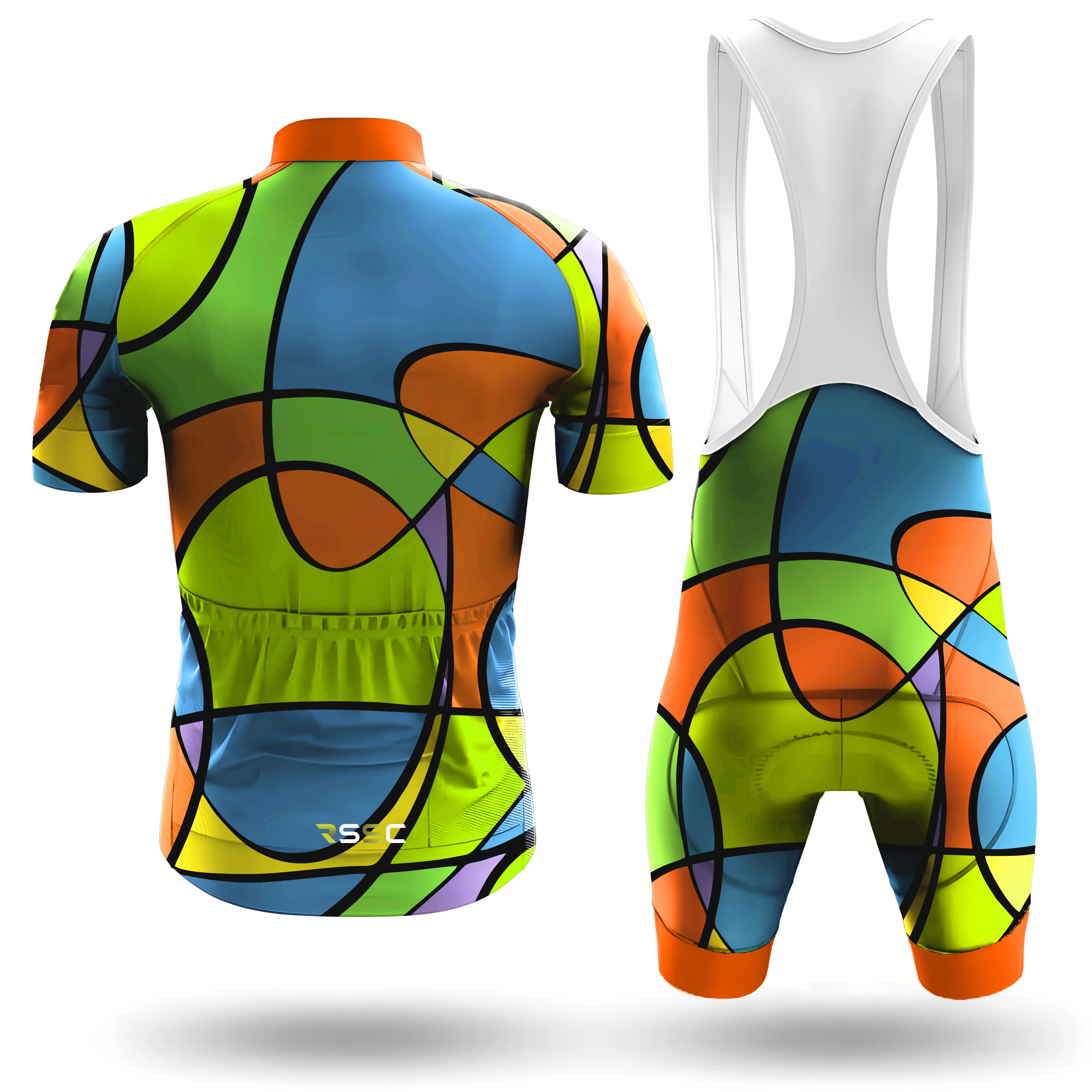 Abstract Men's Cycling Kit - Image 2