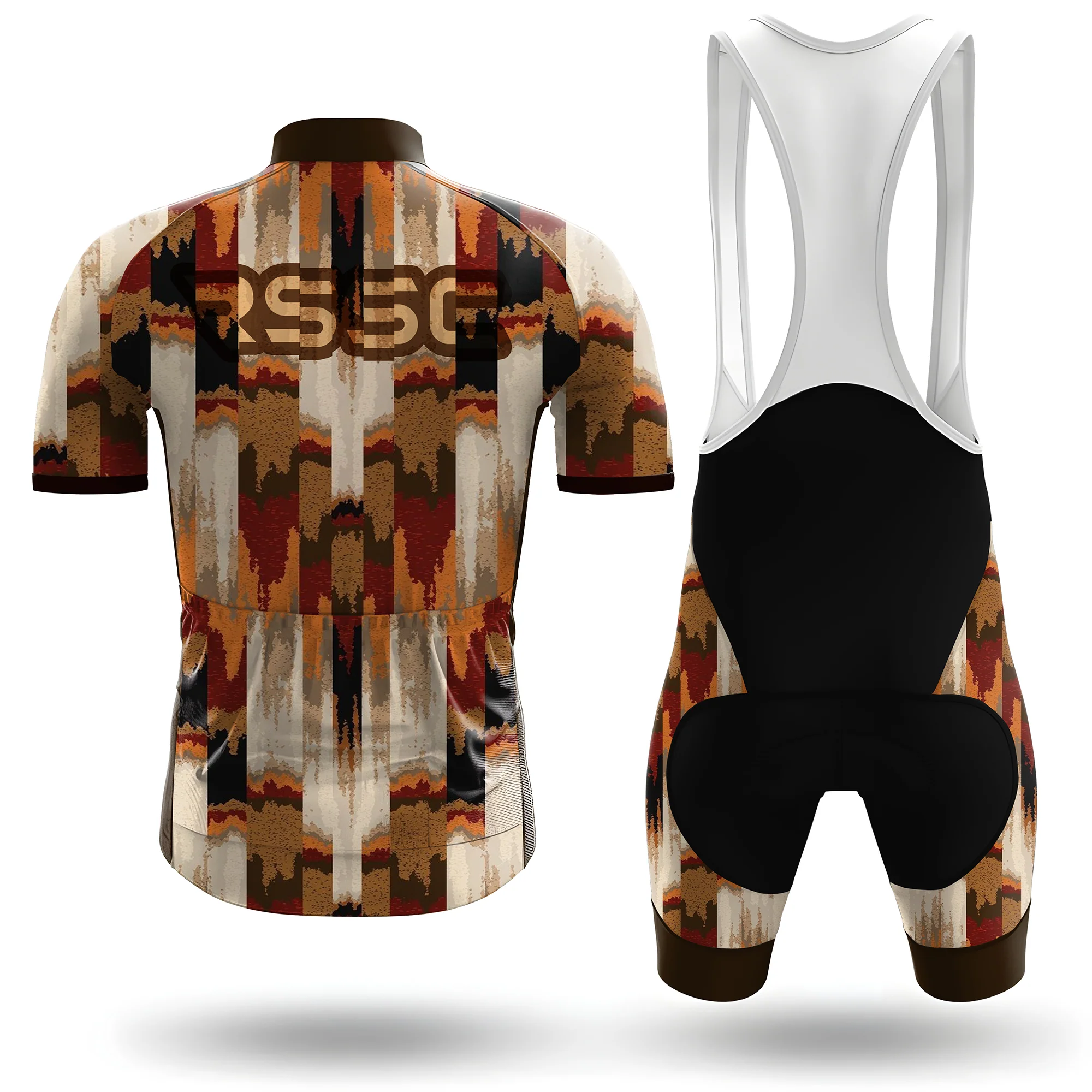 Amber Stratum Men's Short Sleeve Cycling Kit - Image 2