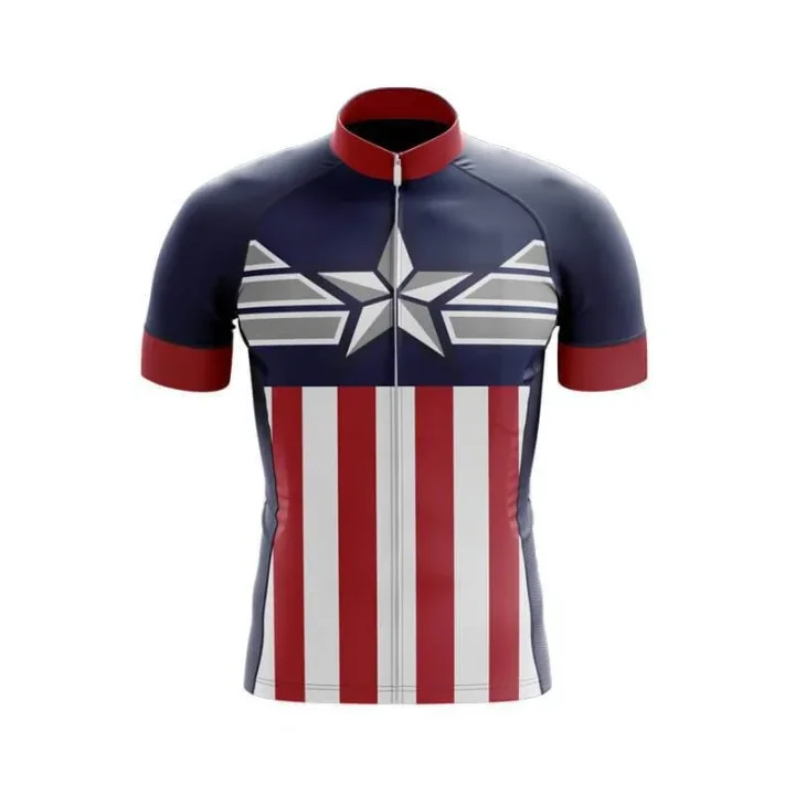 American All Star Men's Short Sleeve Cycling Kit - Image 3