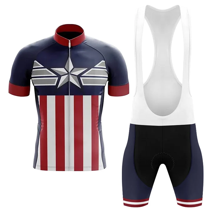 American All Star Men's Short Sleeve Cycling Kit - Image 5
