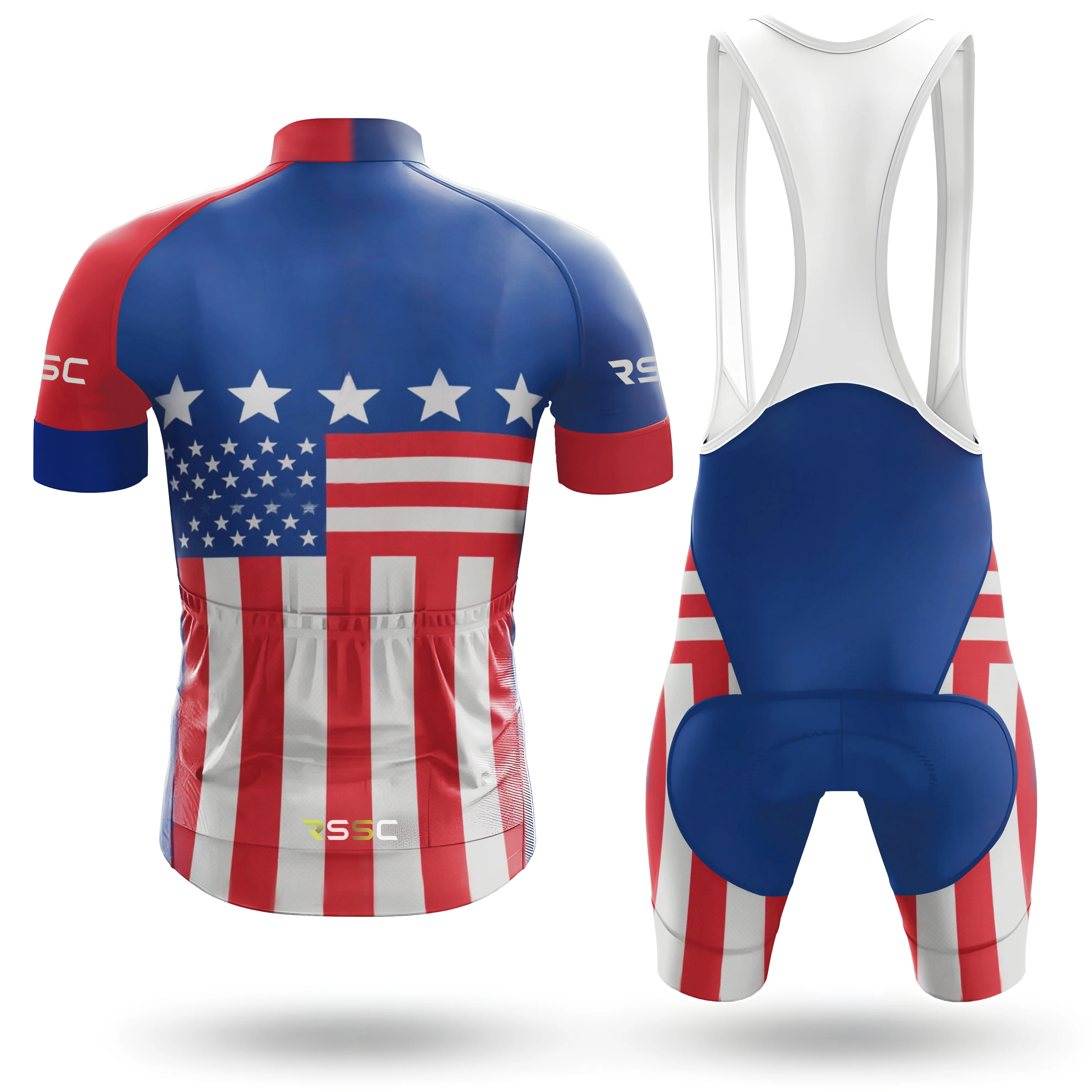 American Flag Men's Cycling Kit - Image 2