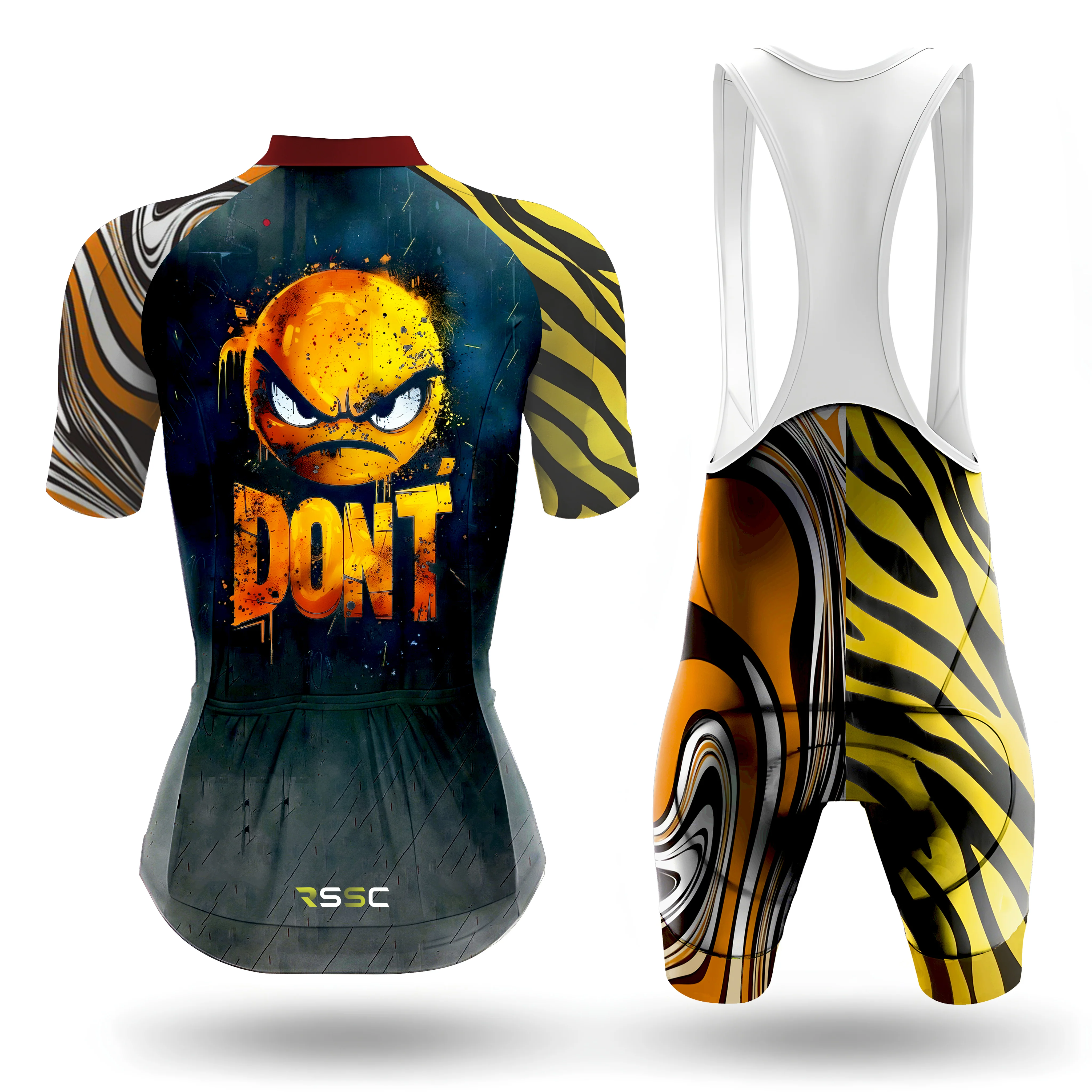 Angry Emoticons Women's Short Sleeve Cycling Kit - Image 2