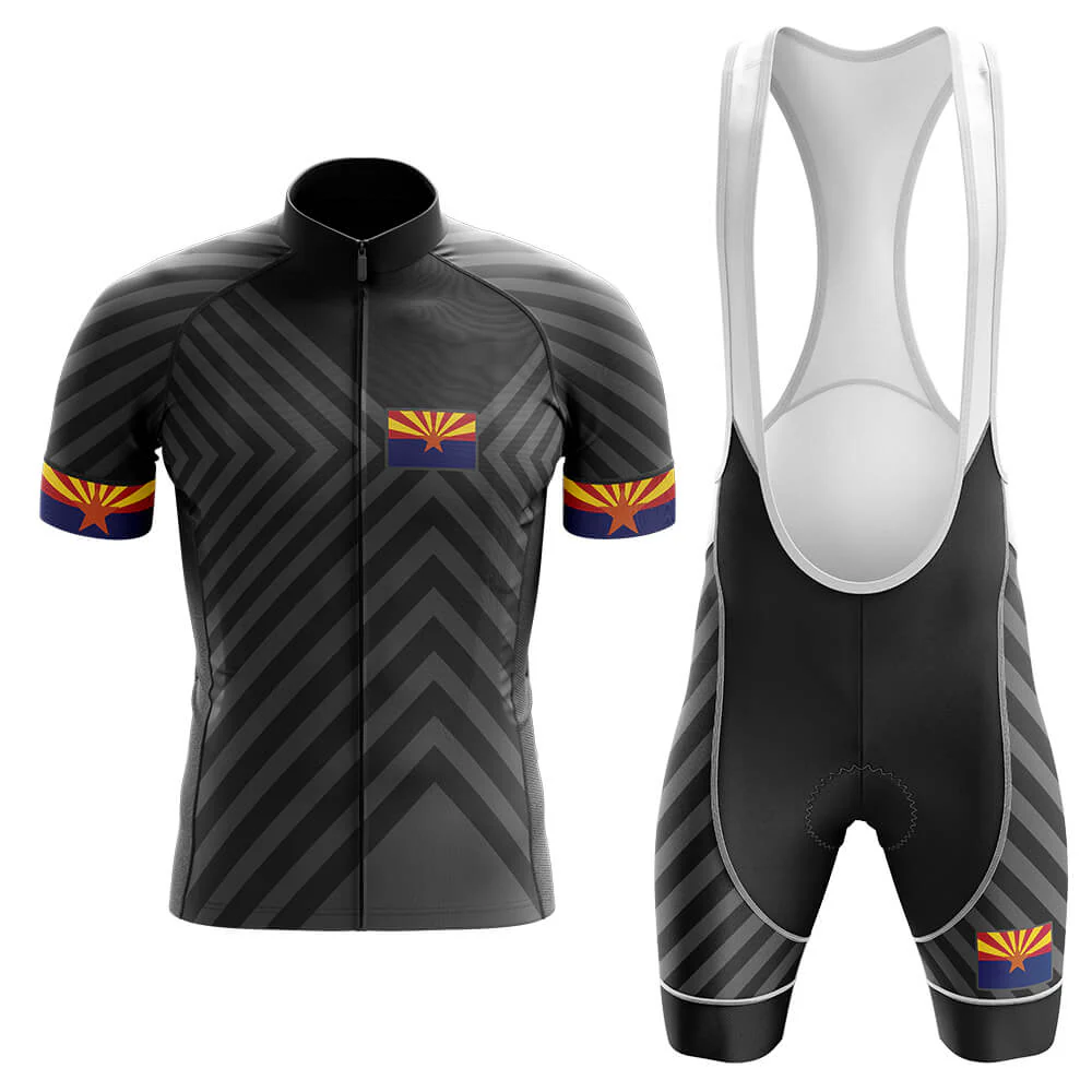 Arizona Black Men's Short Sleeve Cycling Kit