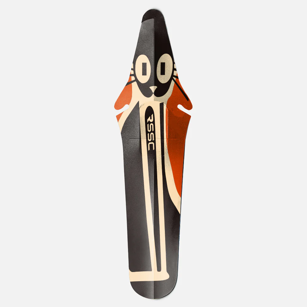 Art Cat Bicycle Saddle Mudguard