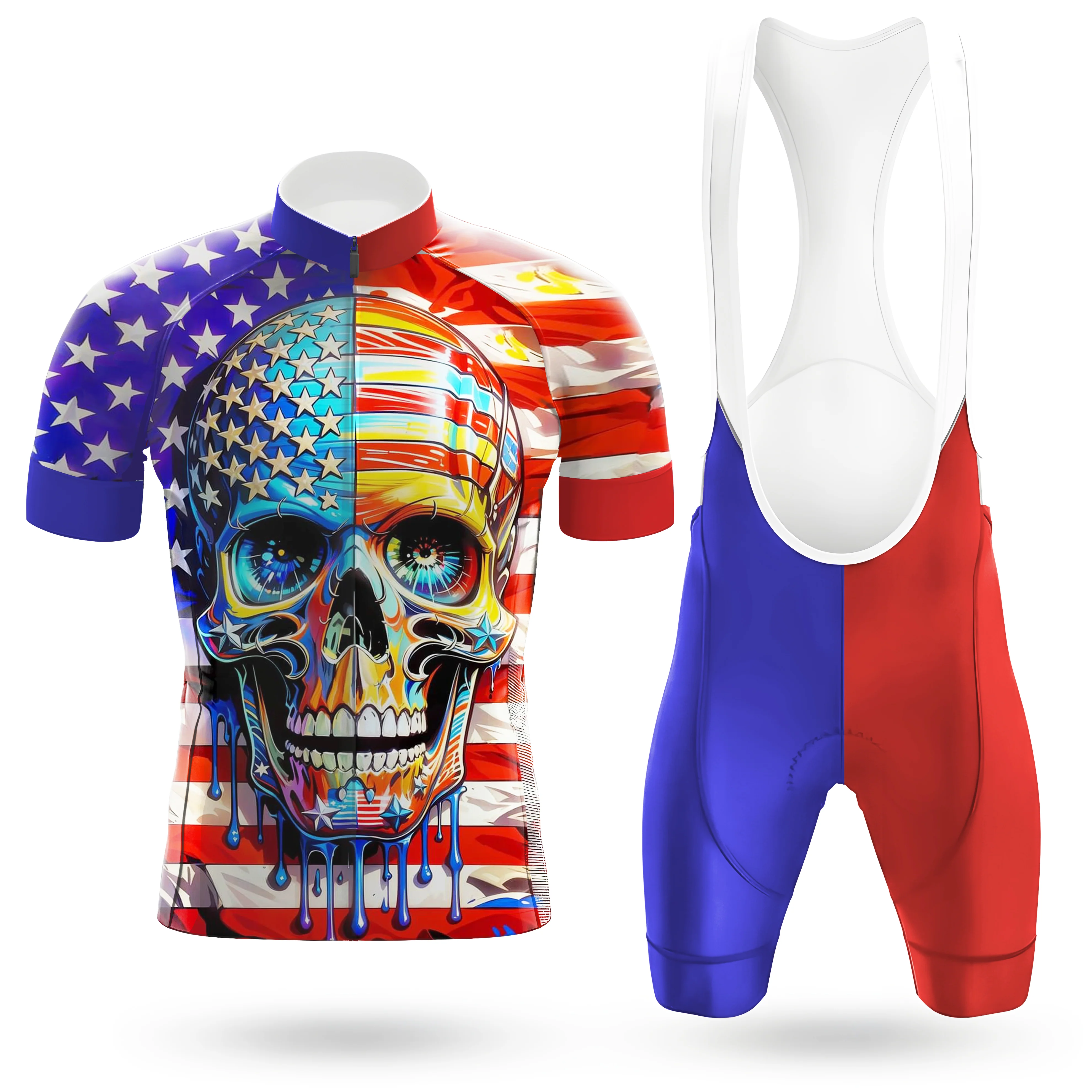 Artistic Skull Men's Cycling Kit