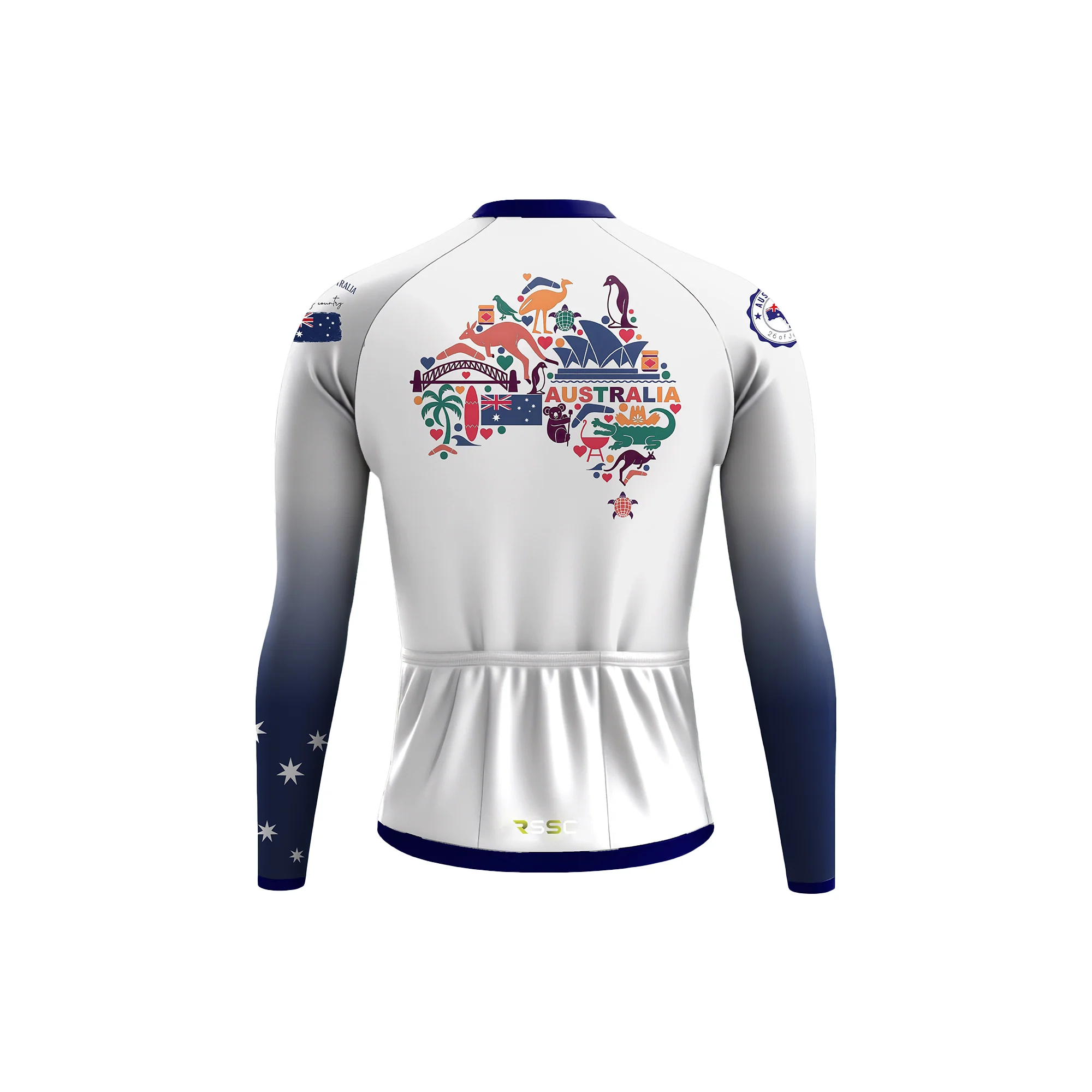 Australia Men's Long Sleeve Cycling Kit - Image 4