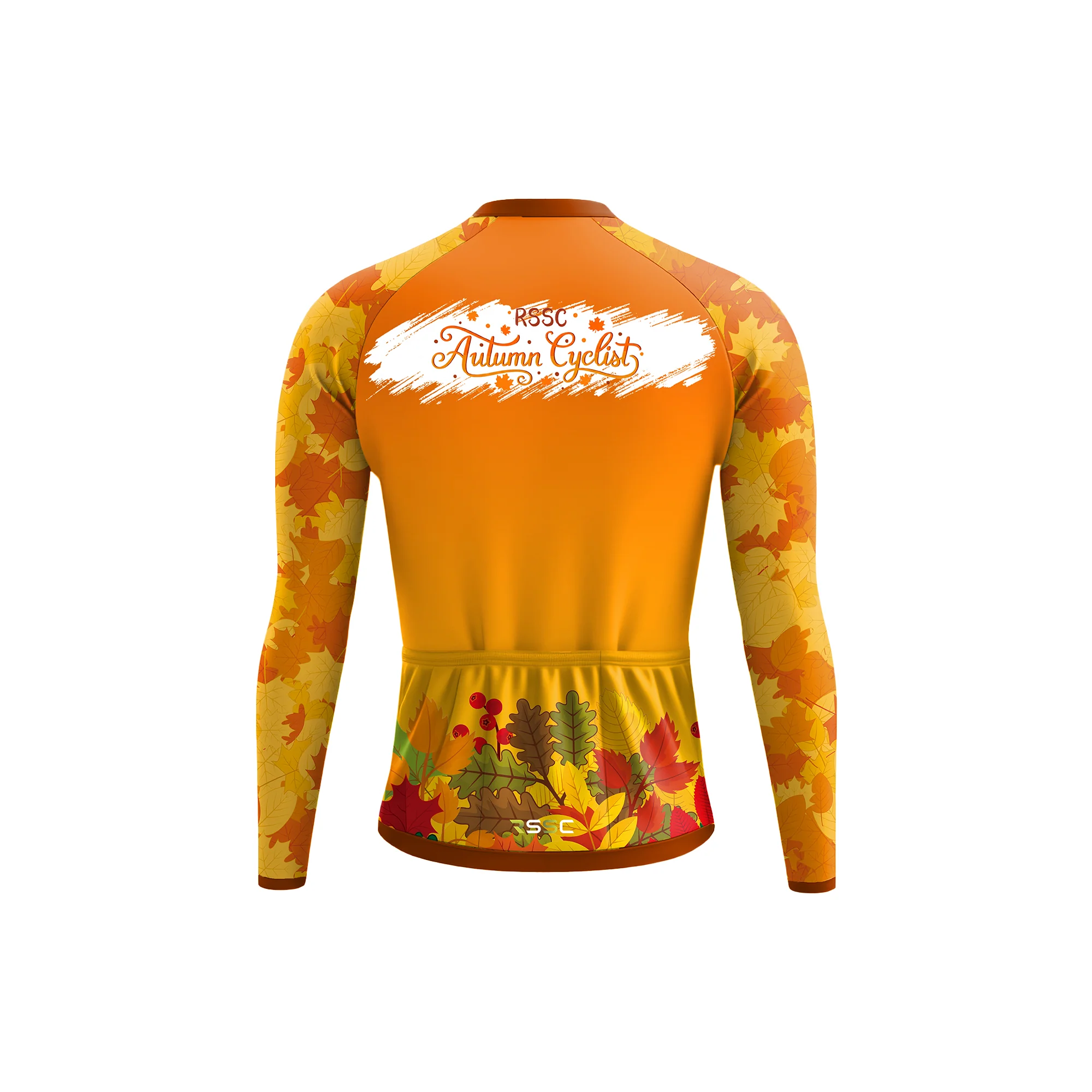 Autumn Colors Fall Foliage Men's Long Sleeve Cycling Kit - Image 4
