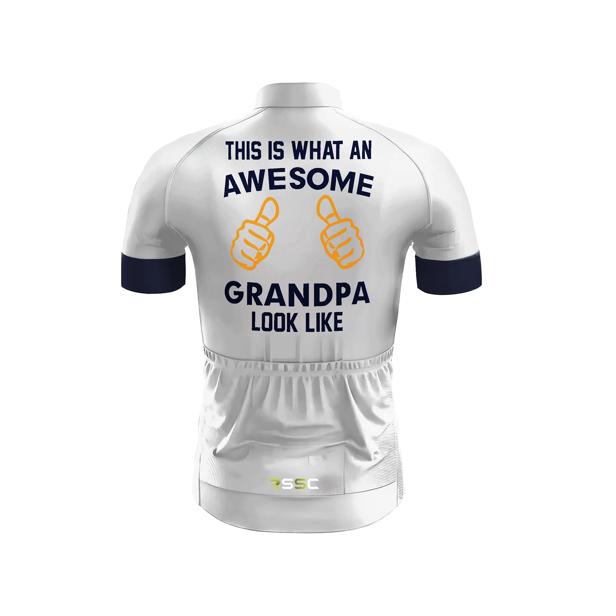 Awesome Grandpa Men's Short Sleeve Cycling Kit - Image 4
