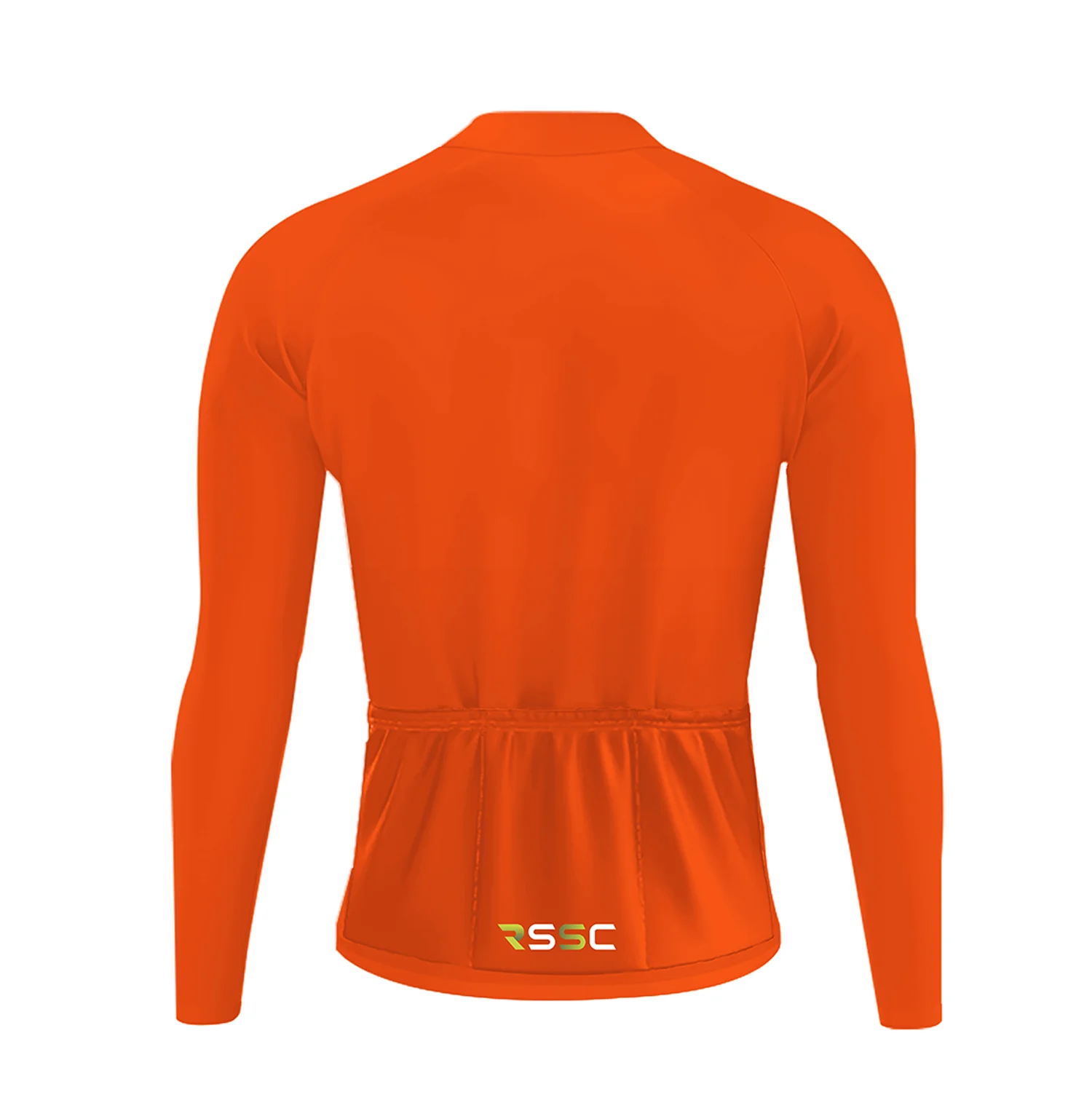 Balenci-YA-GO! Orange Men's Long Sleeve Cycling Kit - Image 4