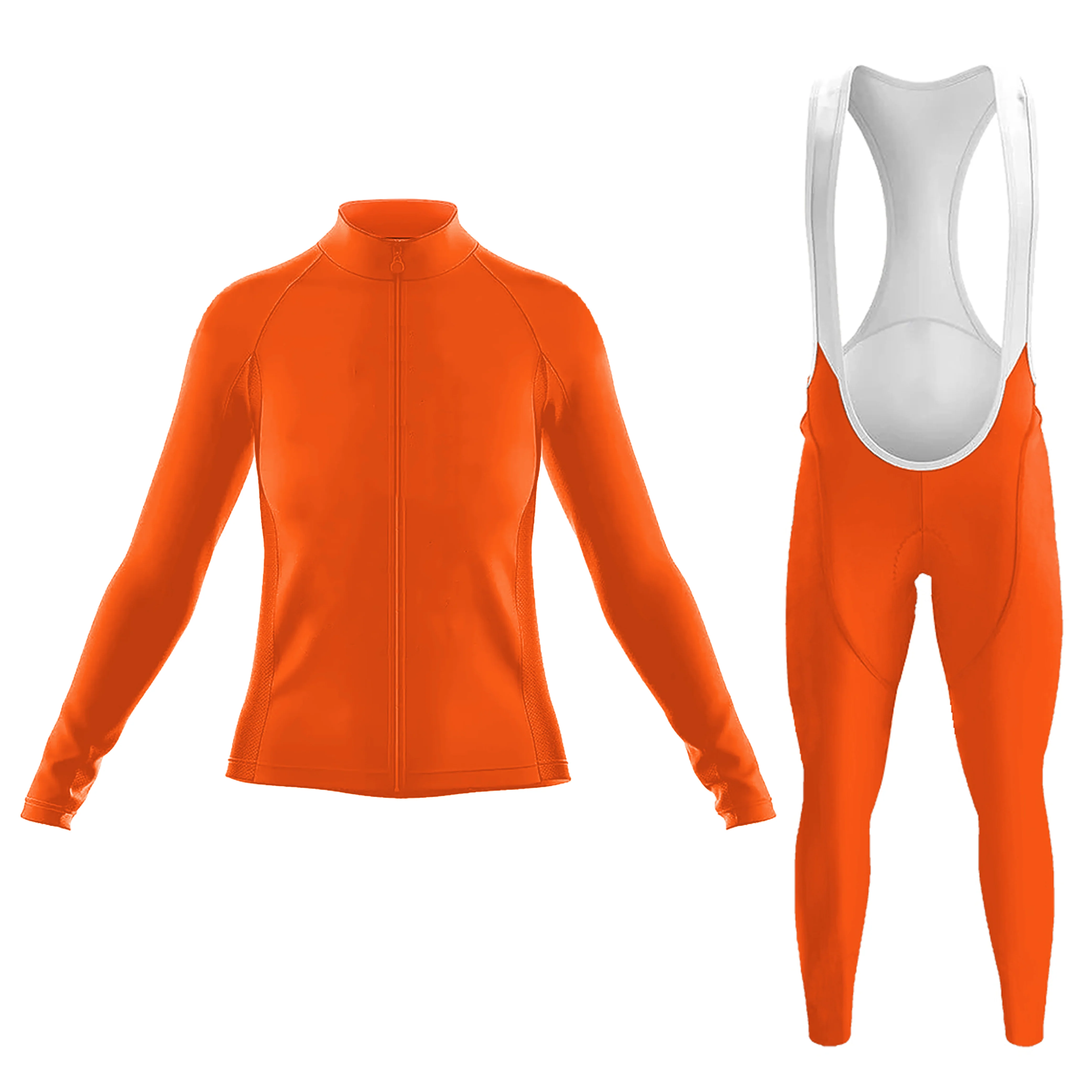 Balenci-YA-GO! Orange Women's Long Sleeve Cycling Kit