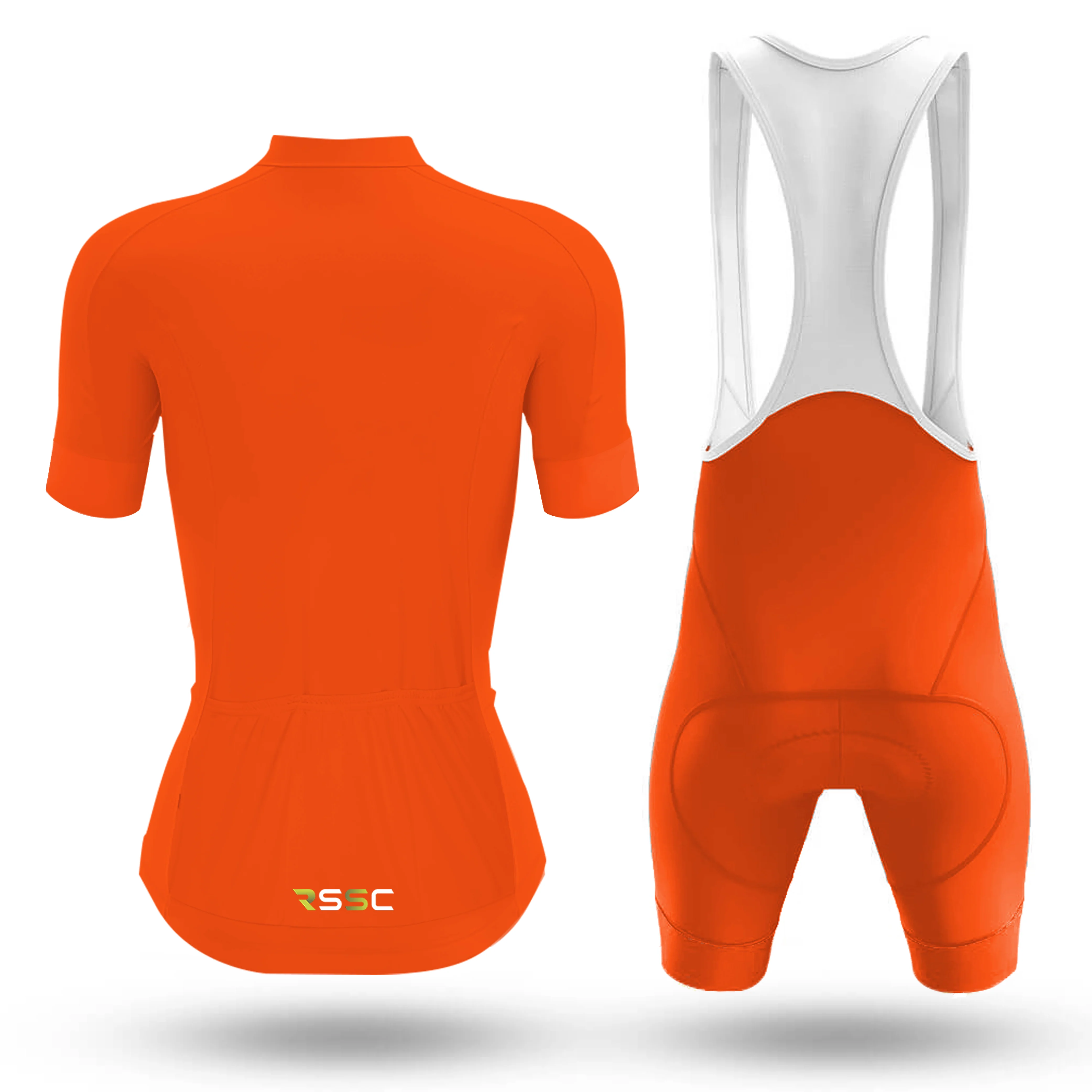 Balenci-YA-GO! Orange Women's Short Sleeve Cycling Kit - Image 2