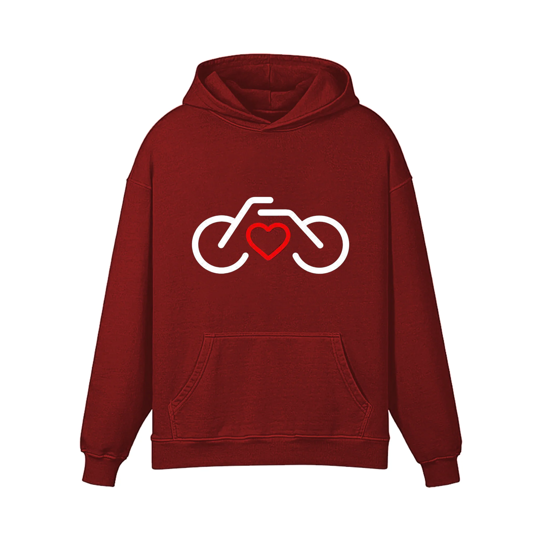 Bicycle Heart Hoodie - Image 4