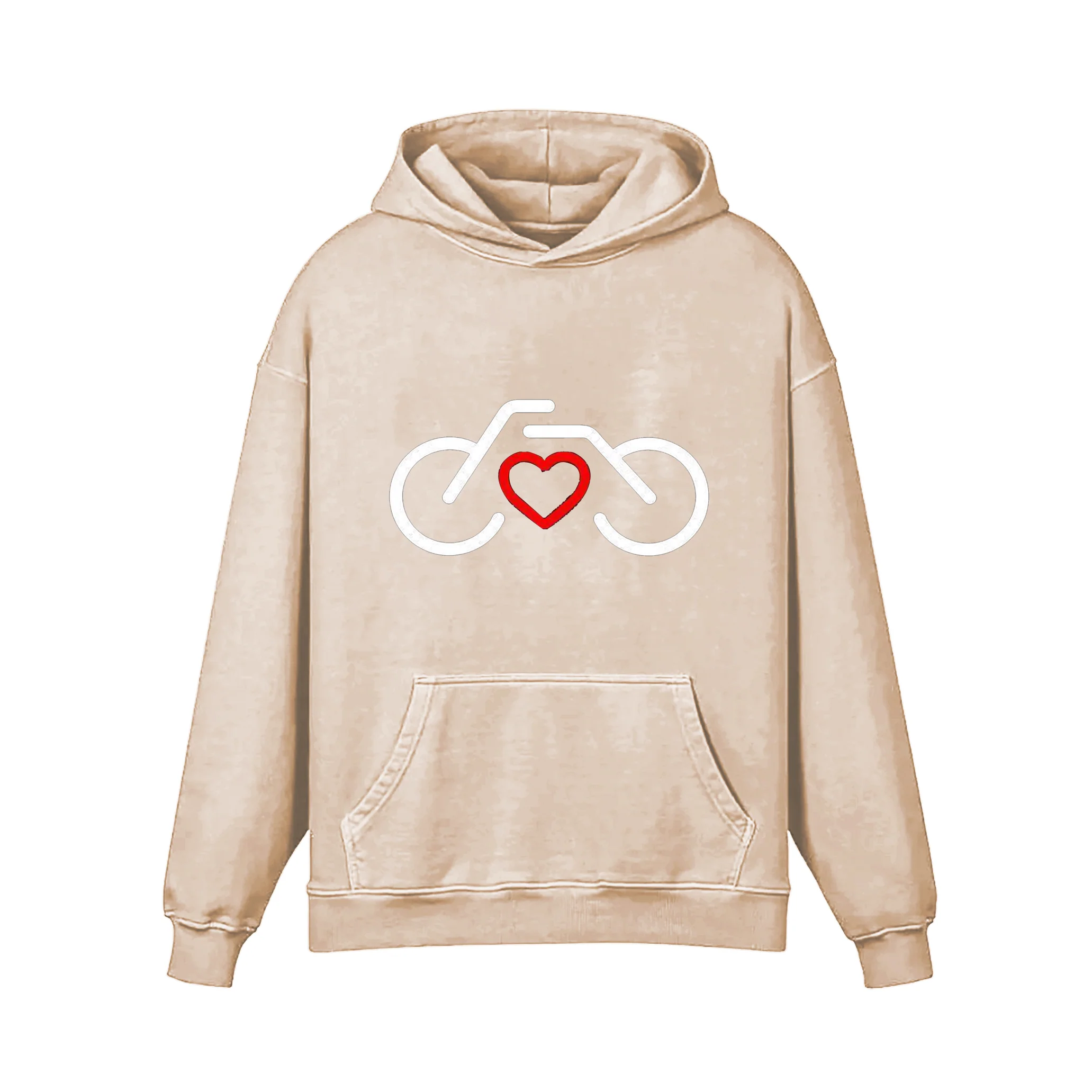 Bicycle Heart Hoodie - Image 5