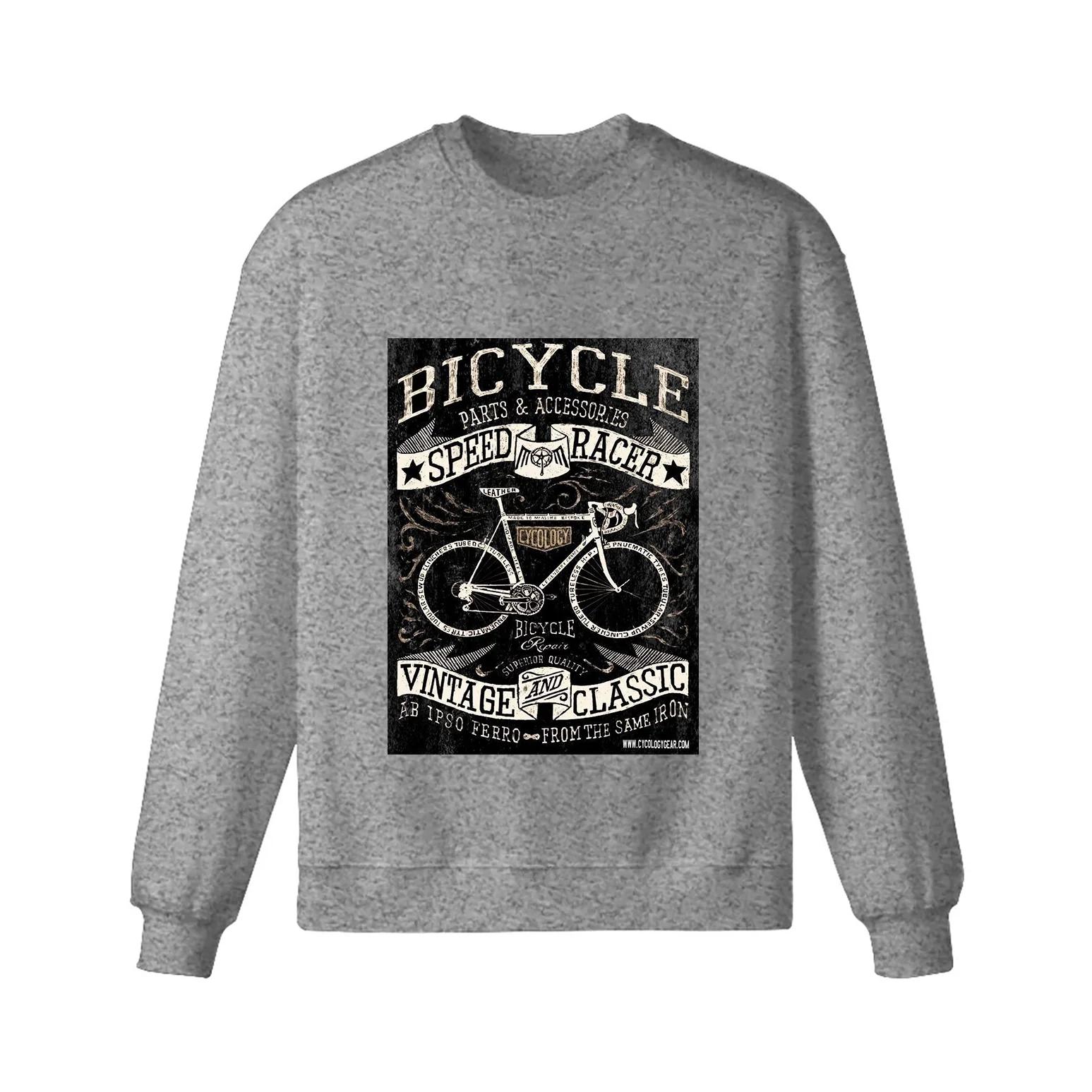 Bicycle Retro Pictures Sweatshirt - Image 4