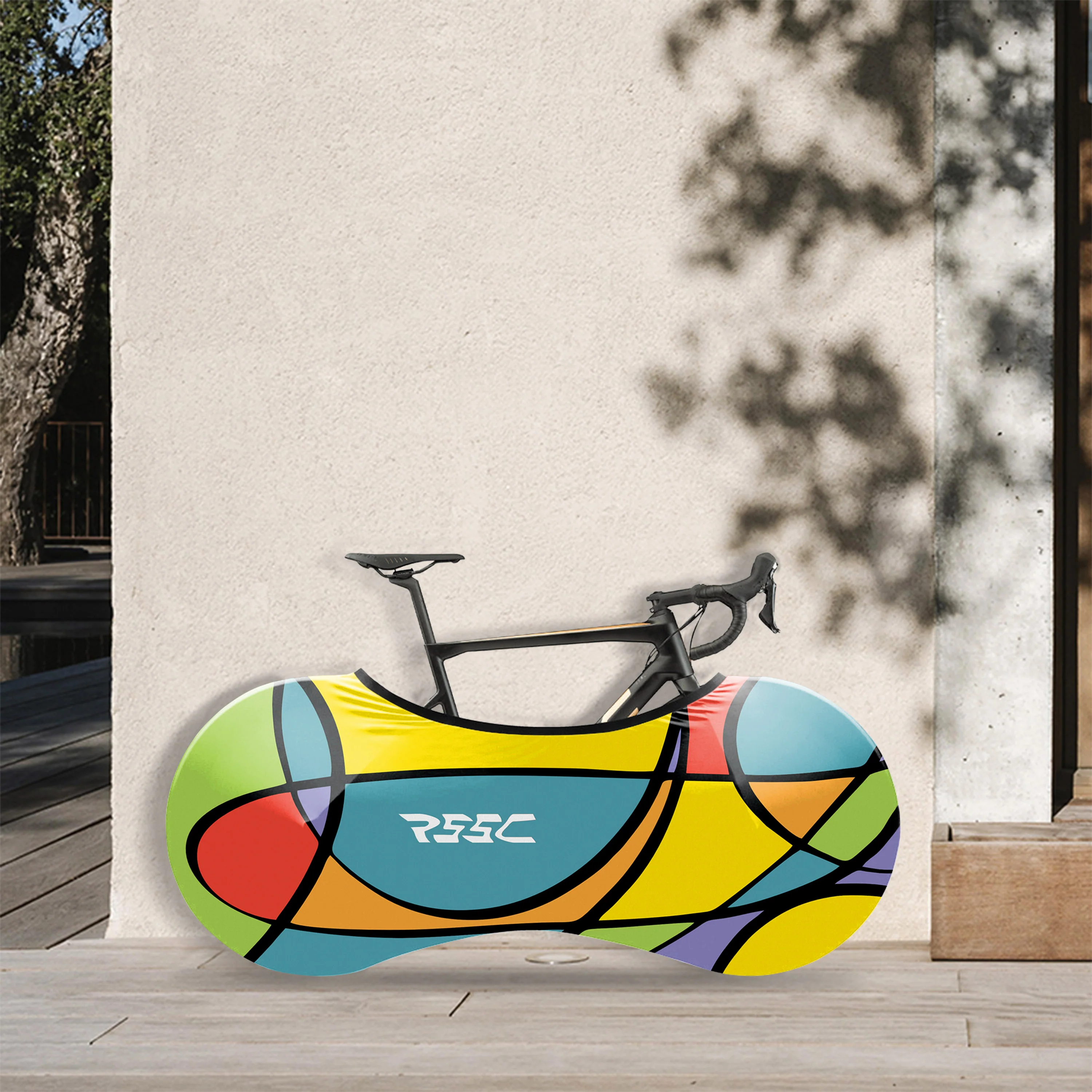 Abstract Bicycle Wheels Cover - Image 2