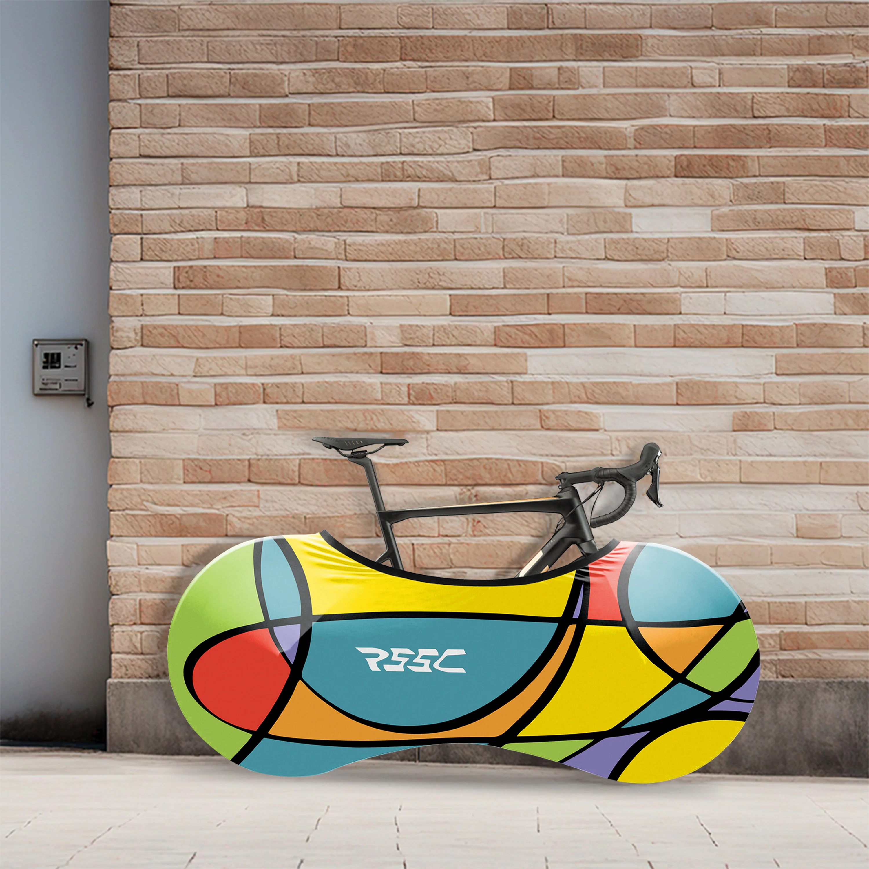 Abstract Bicycle Wheels Cover - Image 3