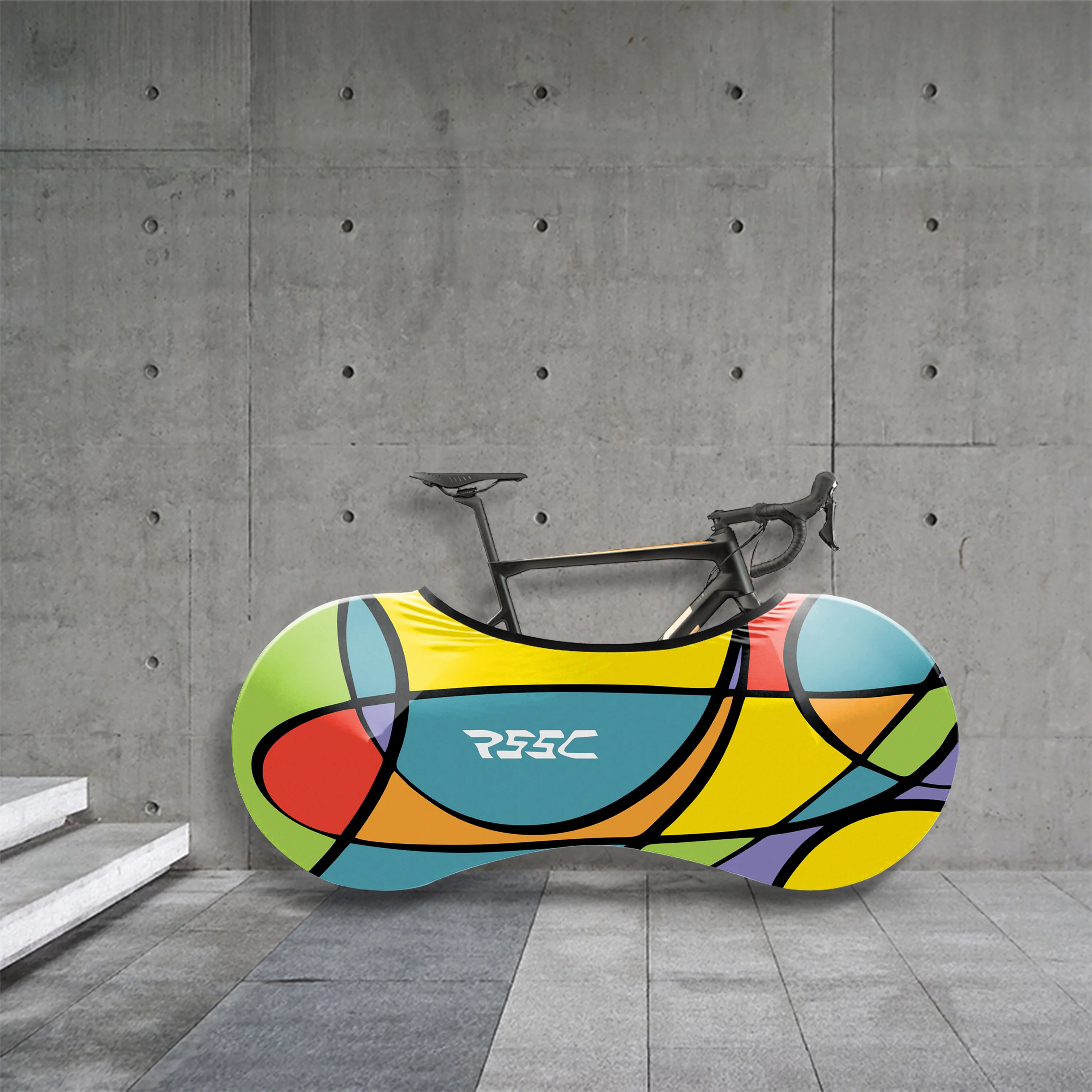 Abstract Bicycle Wheels Cover - Image 4