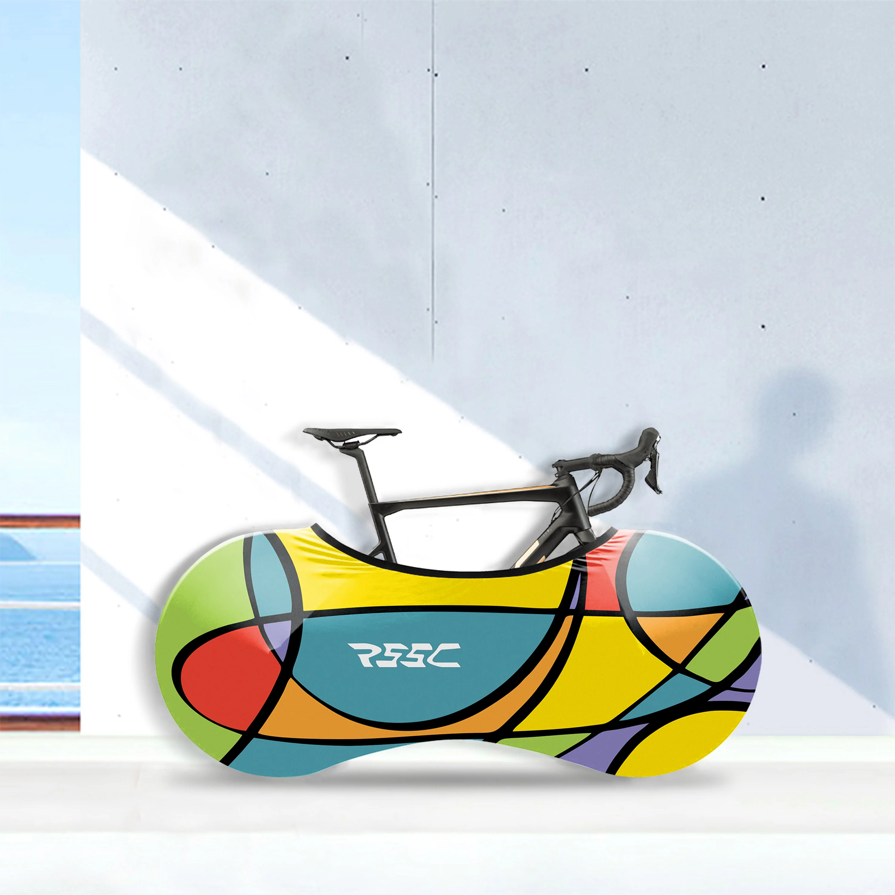 Abstract Bicycle Wheels Cover - Image 5