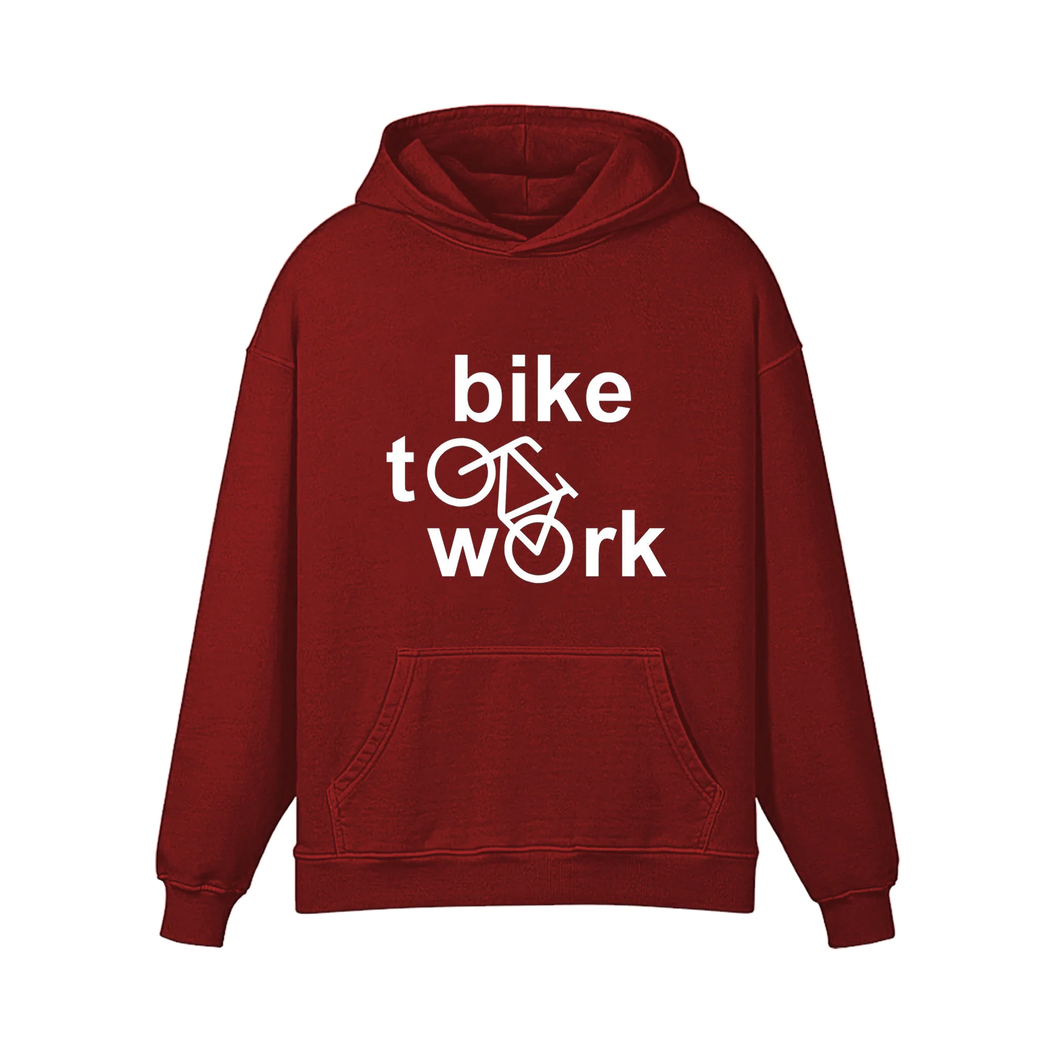 Bike To Work Hoodie - Image 3