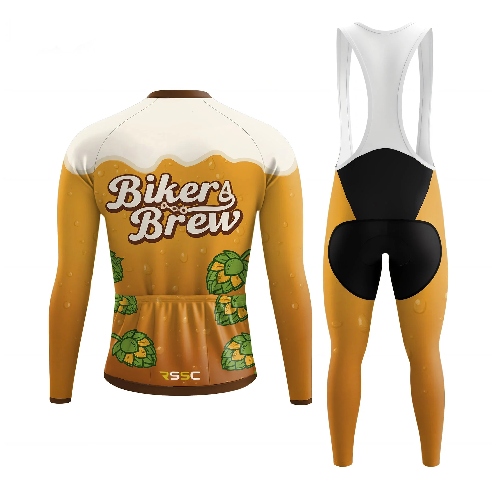 Bikera Brew Men's Long Sleeve Cycling Kit - Image 2