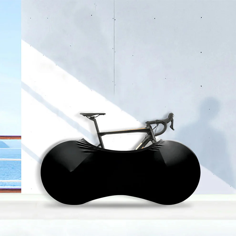 Black Bicycle Wheels Cover - Image 2
