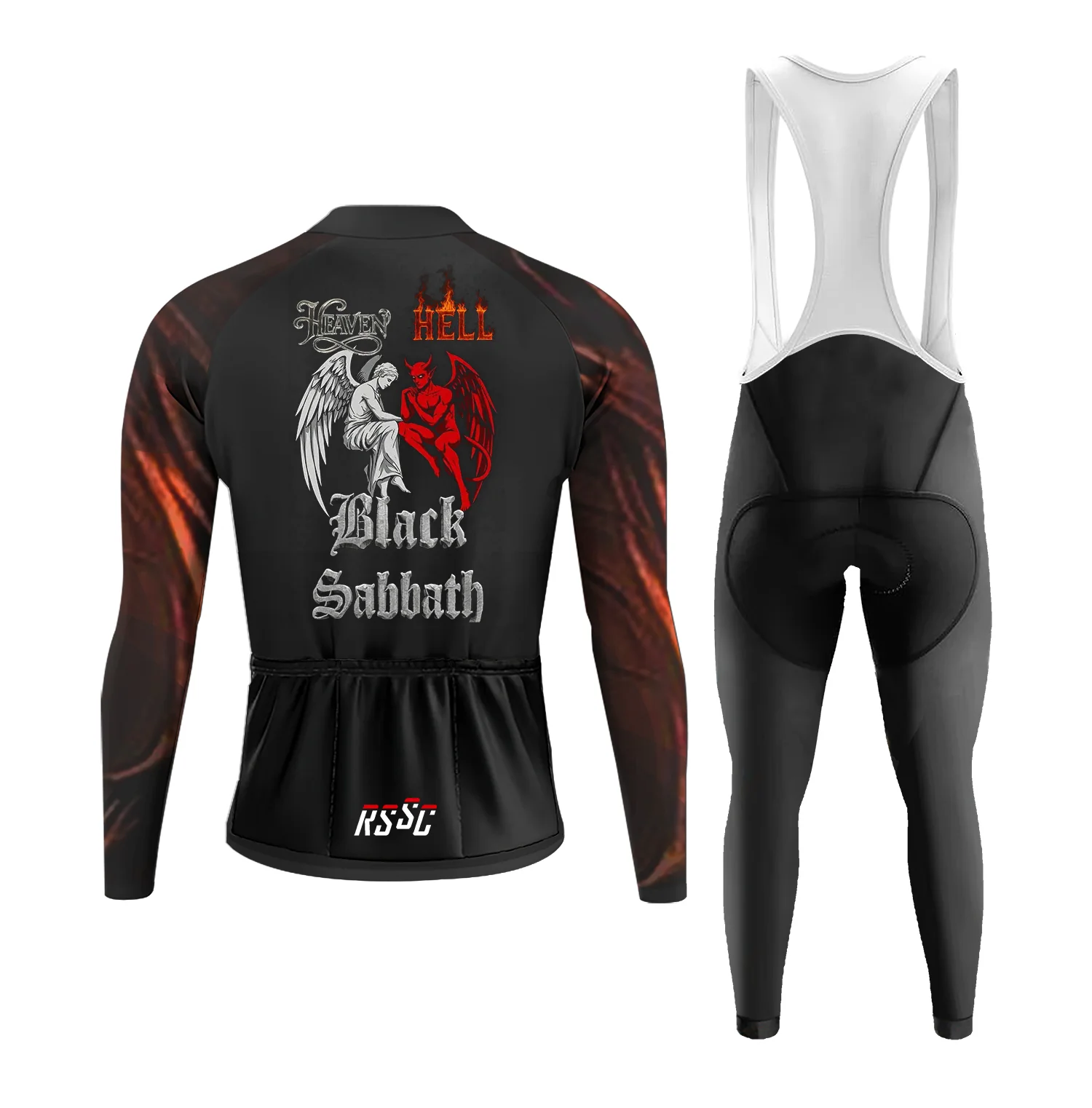 Black Sabbath Men's Long Sleeve Cycling Kit - Image 2