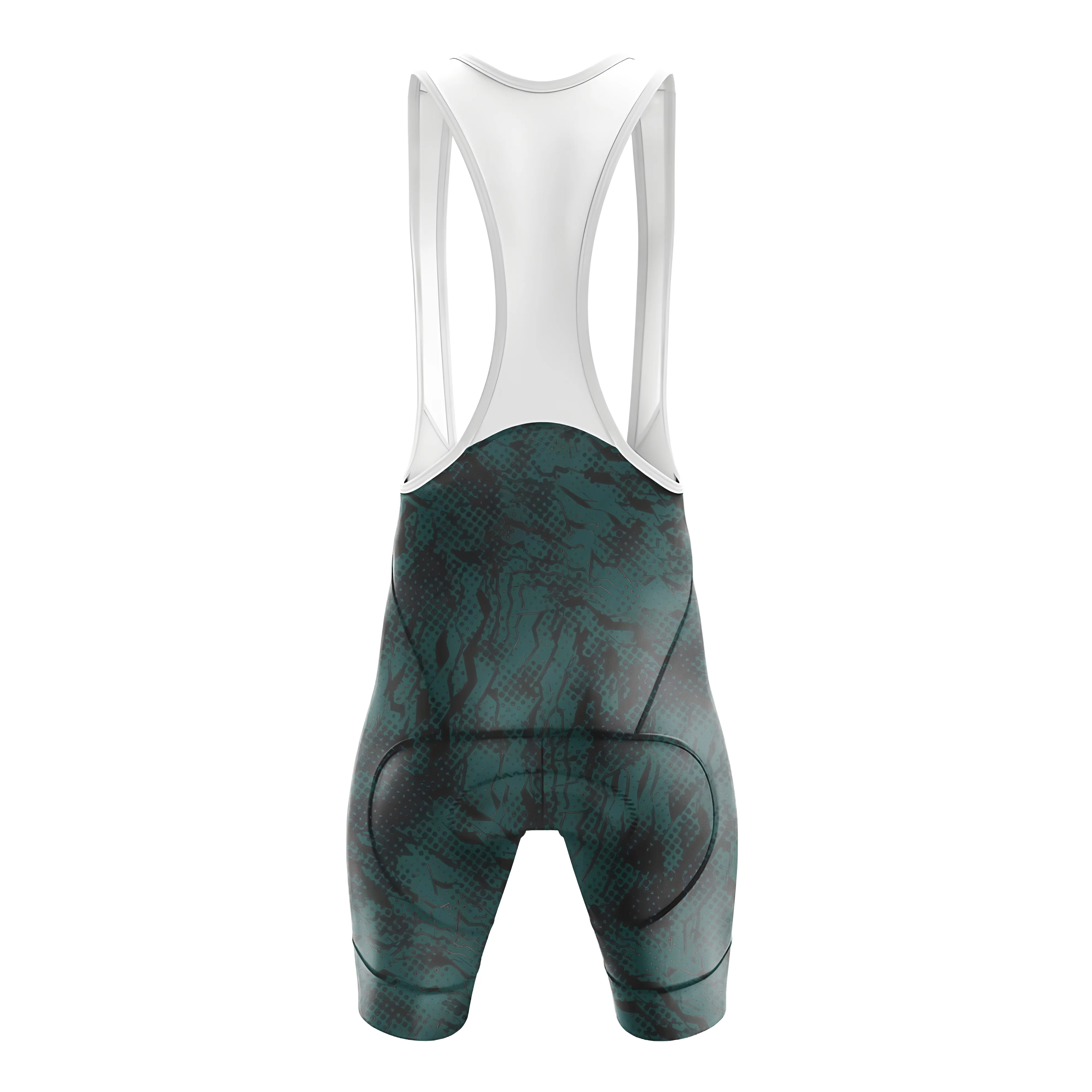Blue Black Texture Women's Short Sleeve Cycling Kit - Image 6