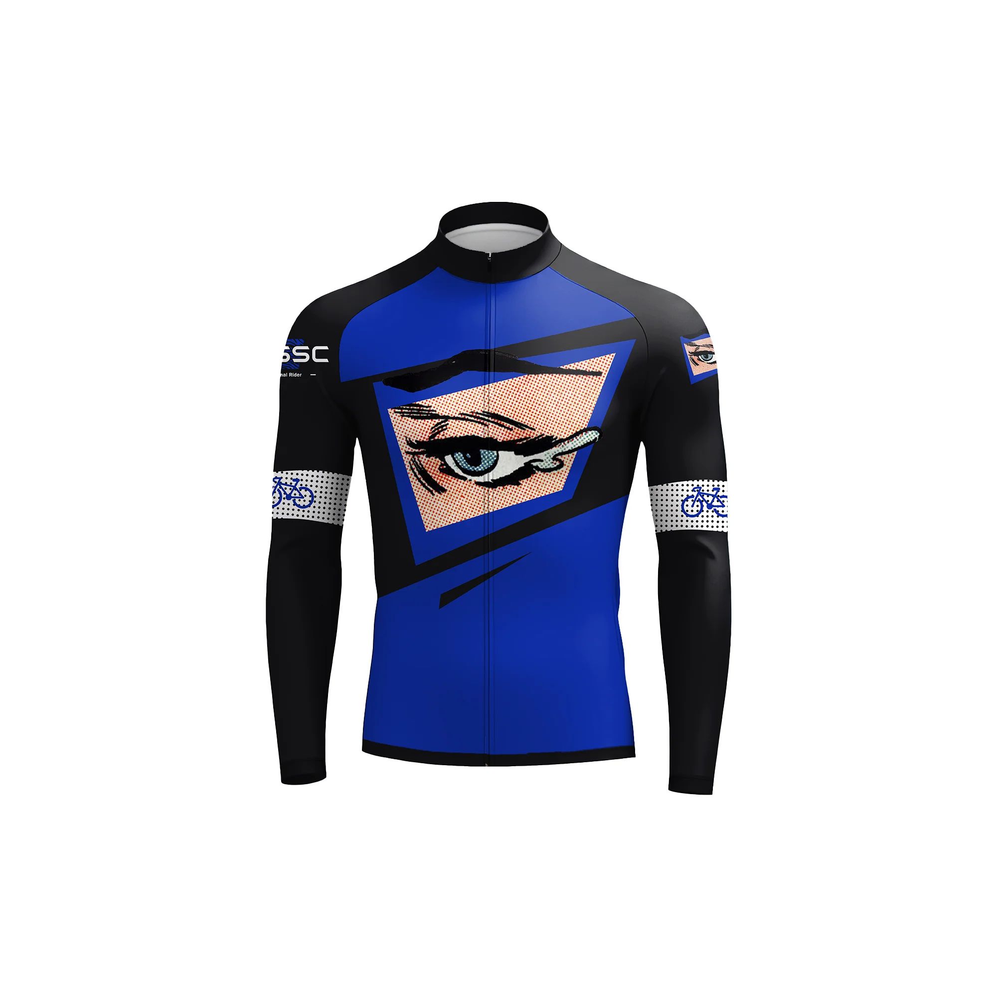 Blue Tear Men's Long Sleeve Cycling Kit - Image 3