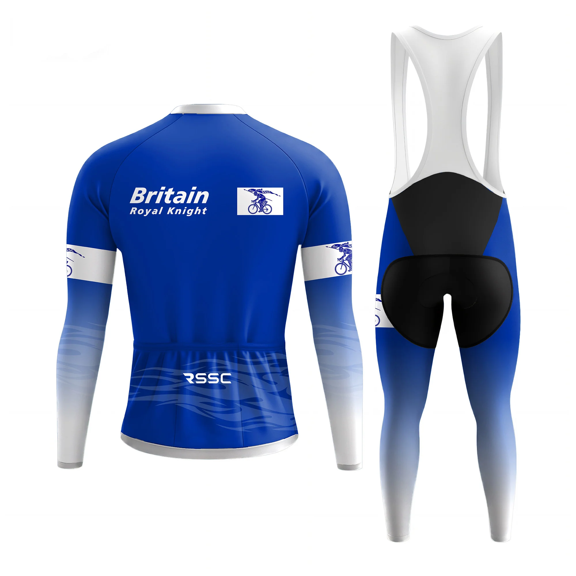 British Royal Knight Men's Long Sleeve Cycling Kit - Image 2