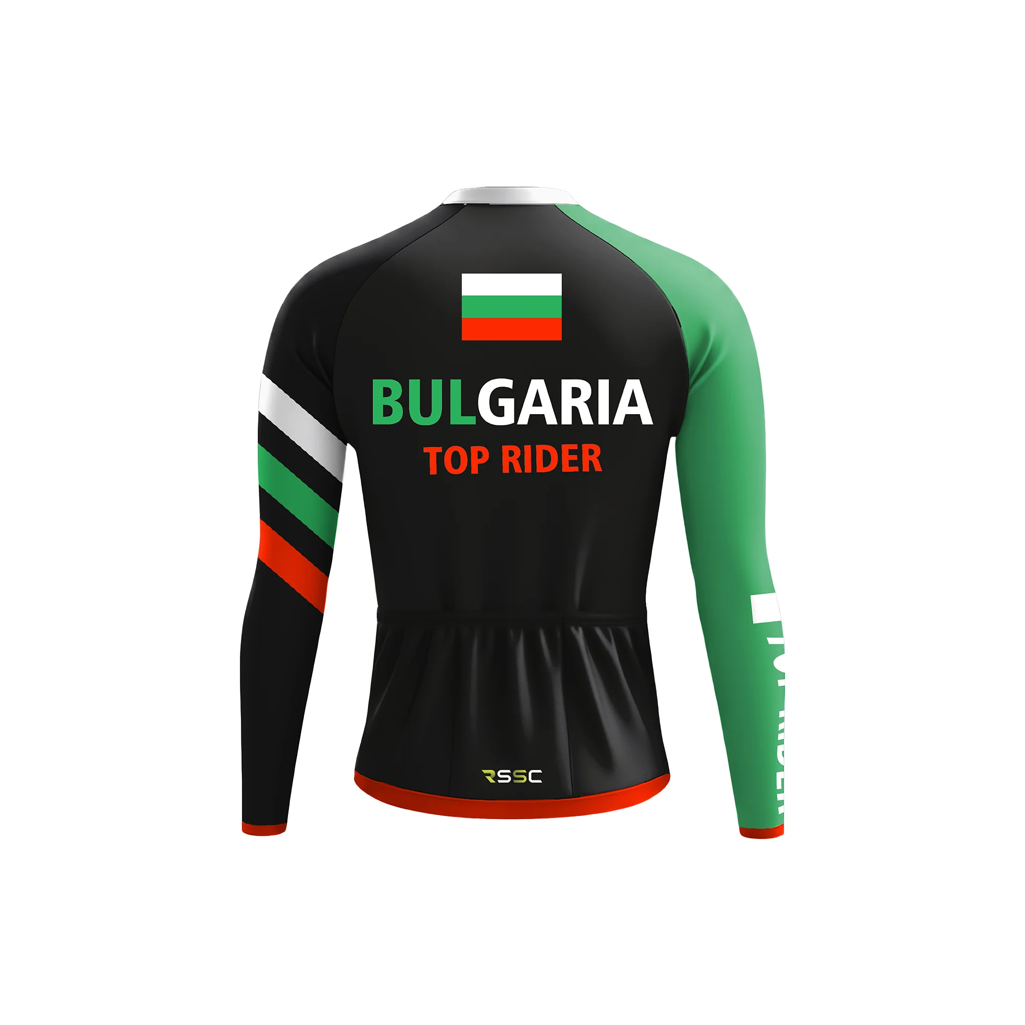 Bulgaria Top Rider Men's Long Sleeve Cycling Kit - Image 4