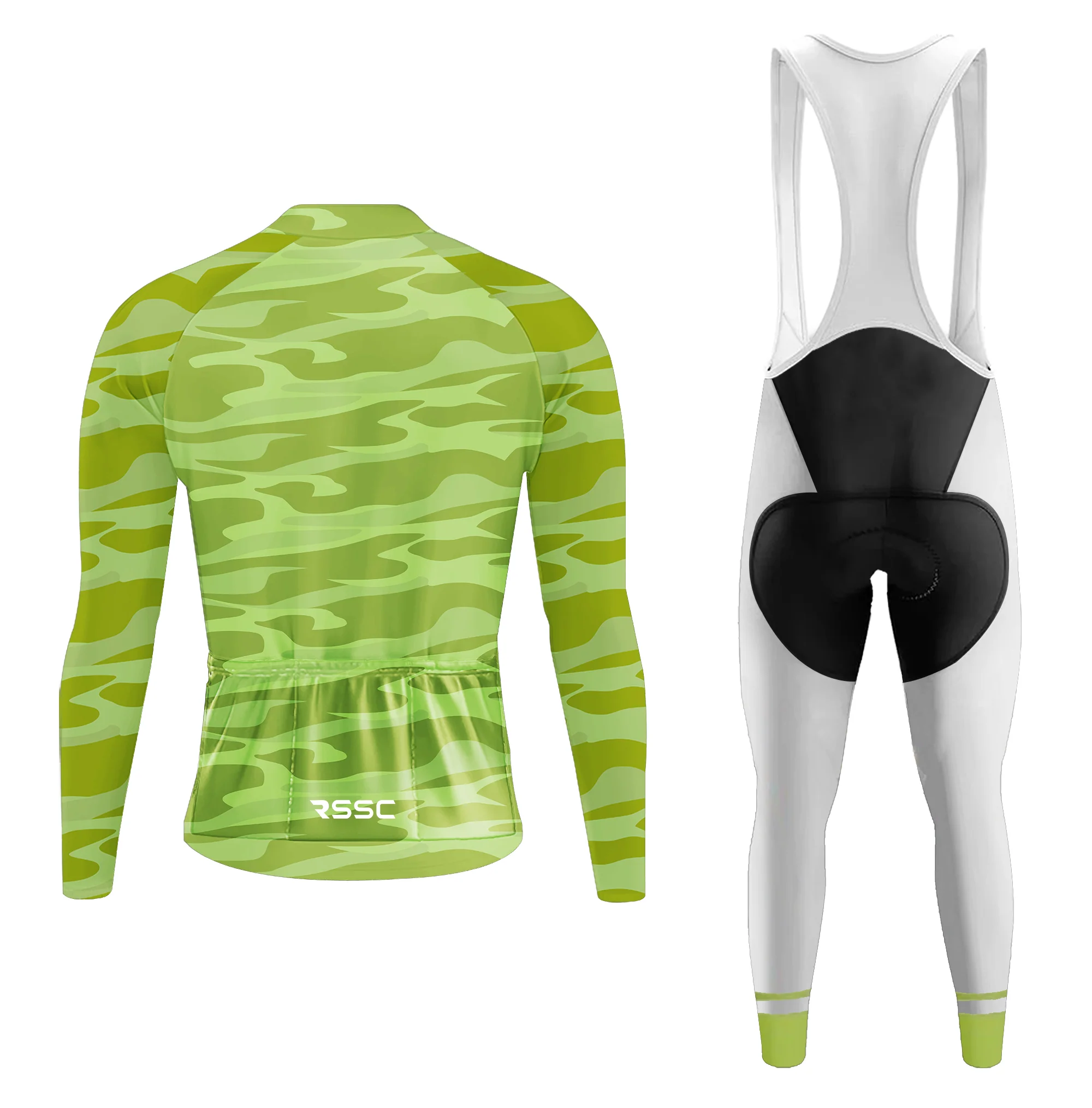 Camo Geometry Men's Long Sleeve Cycling Kit - Image 2