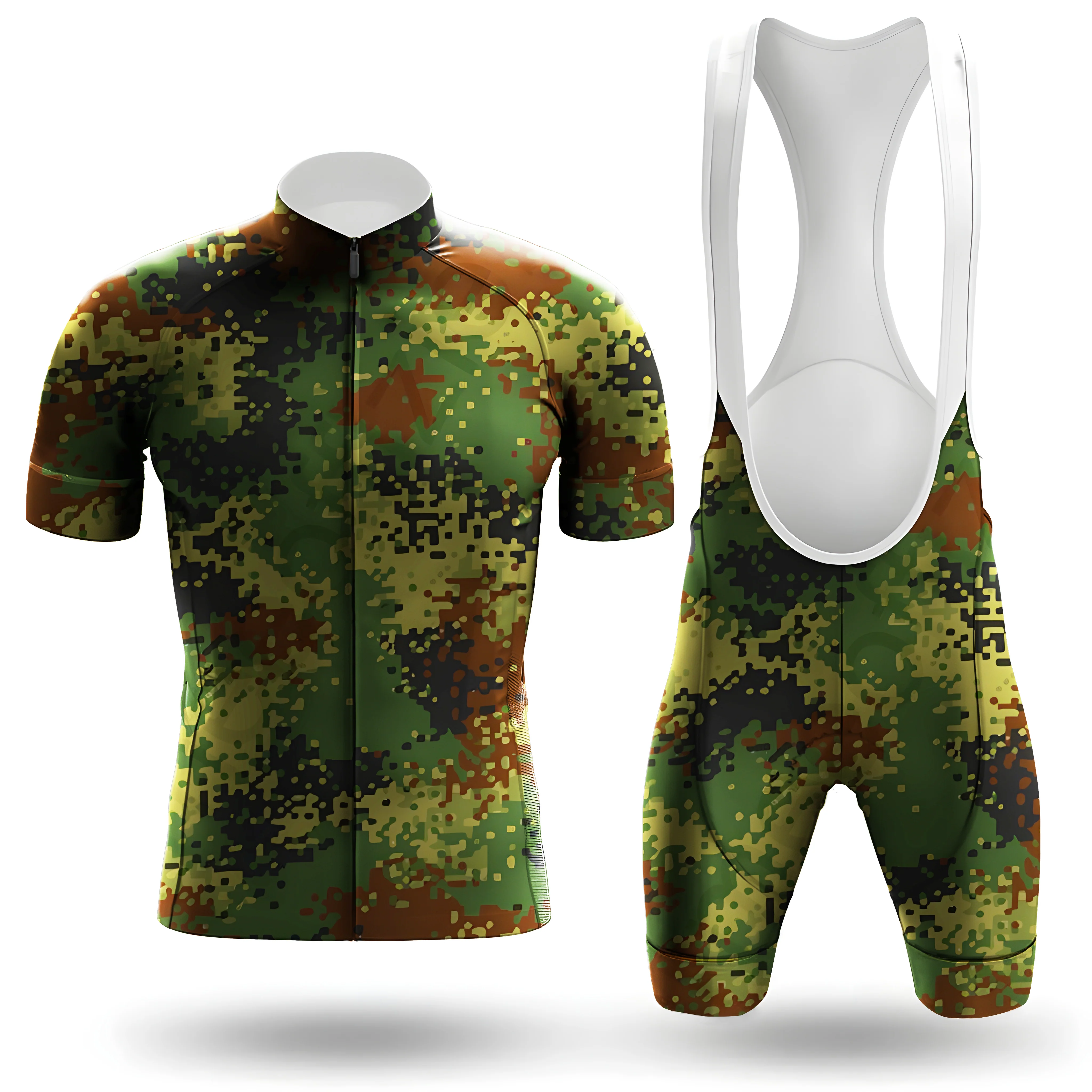 Camouflage Pattern Men's Cycling Kit